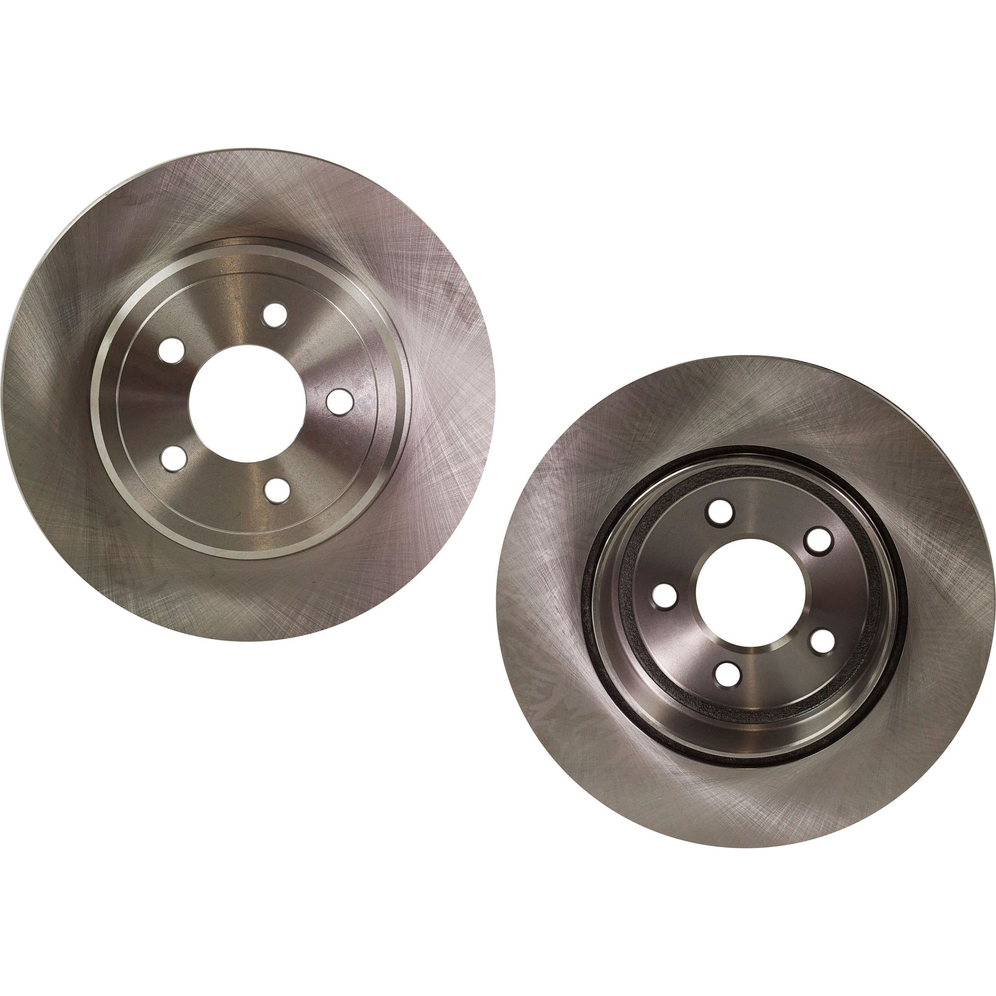 AM CHRYSLER 300-05-21 MAGNUM 05-08 REAR BRAKE DISC RH AND LH 2 Wheel Set Plain Surface Vented 5 Lugs SKU SET STPD27110026-2 OEM 4779209AB 4779209AC 4779209AE