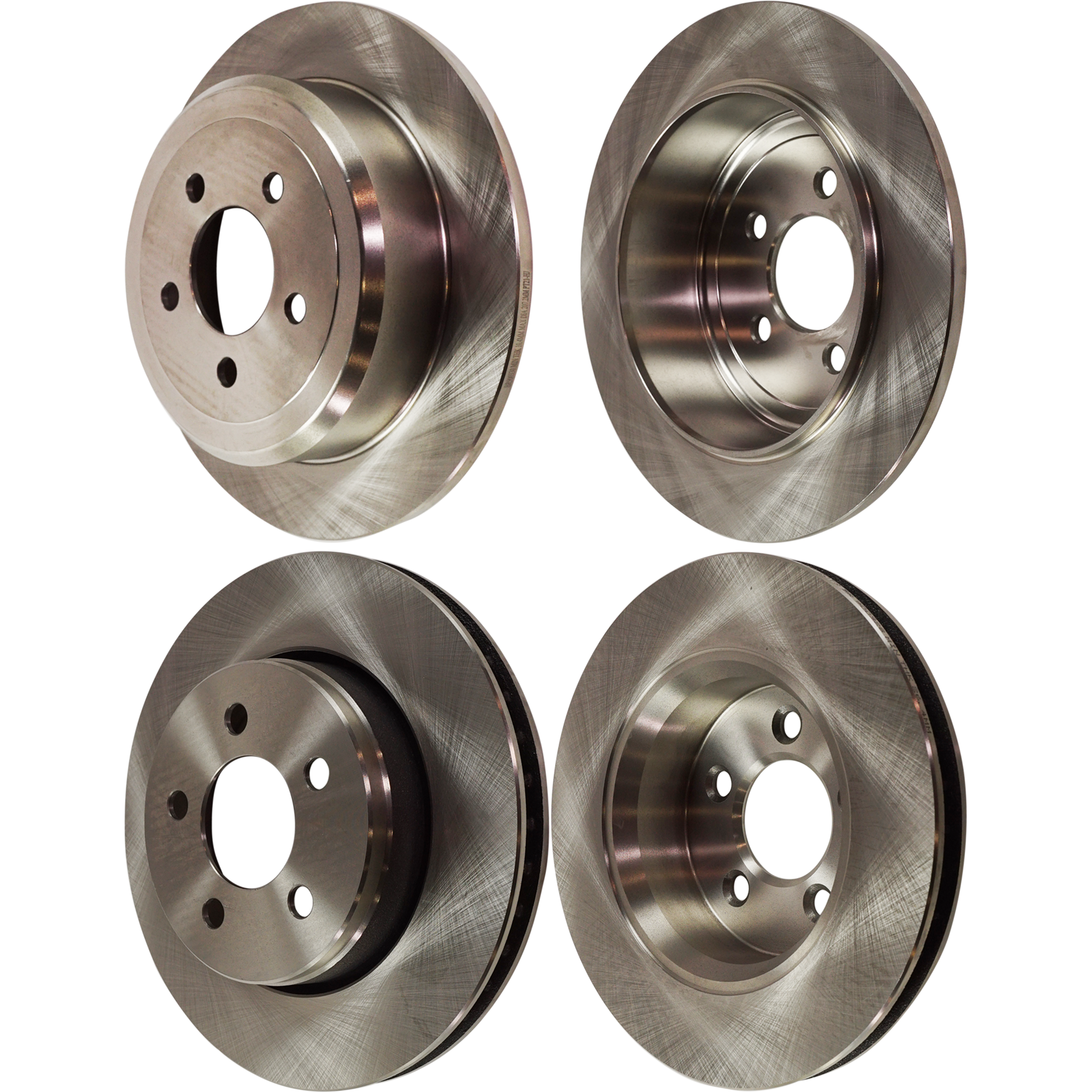 AM NITRO 07-11 LIBERTY 08-12 FRONT AND REAR BRAKE DISC 4 Wheel Set SKU SET STPD27110031-4 OEM 52109938AB 52129250AA