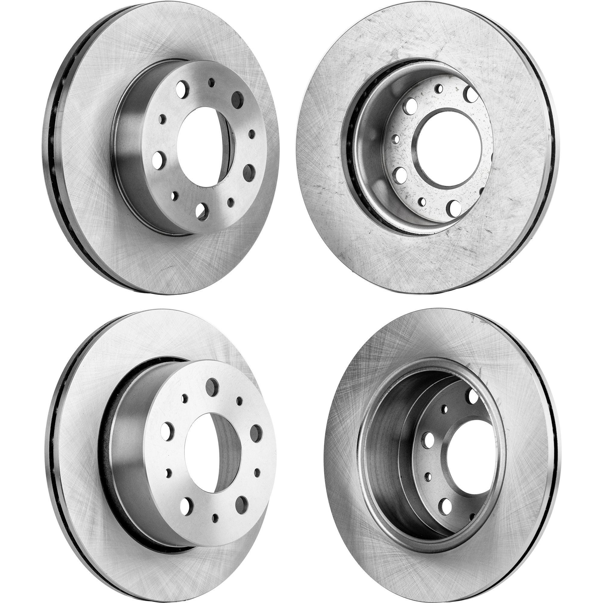 AM PROMASTER 1500 PROMASTER 2500-14-20 FRONT AND REAR BRAKE DISC 4 Wheel Set SKU SET STPD27110033-4 A OEM 68195026AA 68195534AA