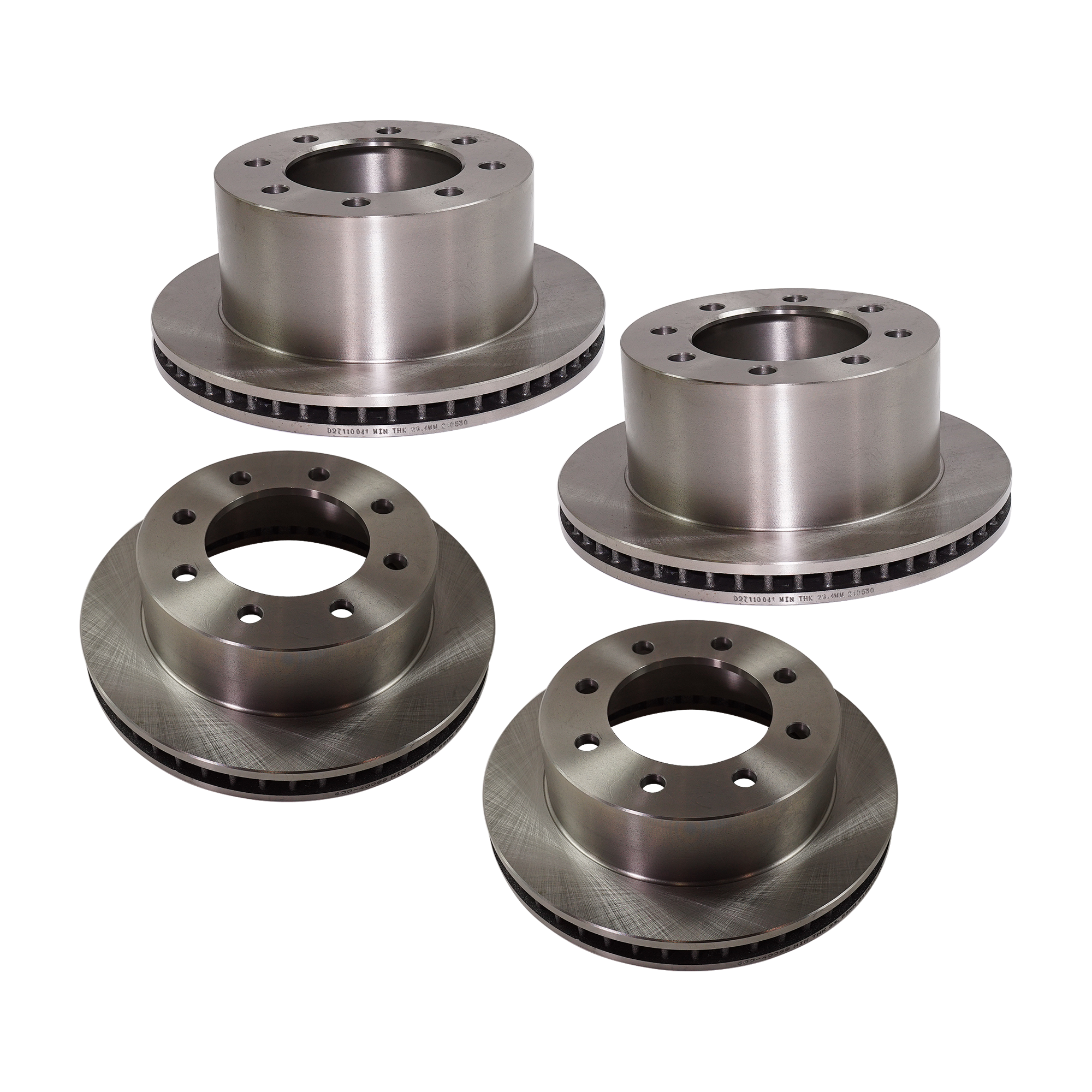AM RAM 2500 RAM 3500-01-02 FRONT AND REAR BRAKE DISC 4 Wheel Set SKU SET STPD27110040-4 OEM 5015230AA 52009932AA