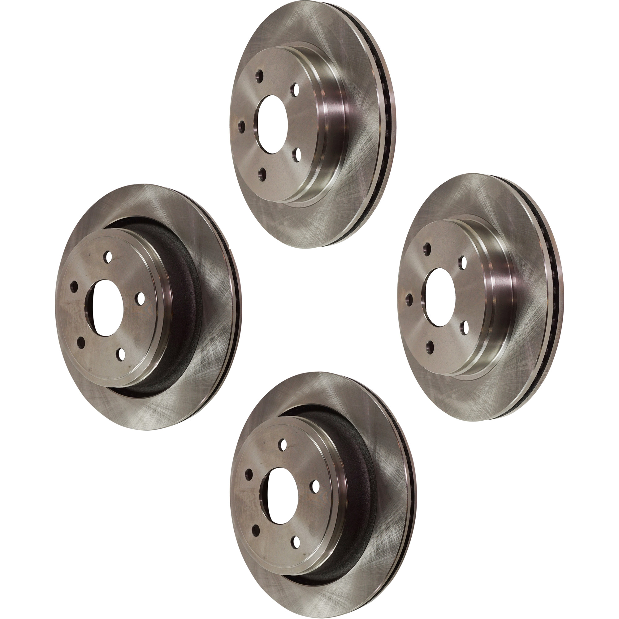 AM 1500-11-18 ASPEN 07-09 FRONT AND REAR BRAKE DISC 4 Wheel Set SKU SET STPD27110043-4 OEM 52009968AA 52009968AC 52010080