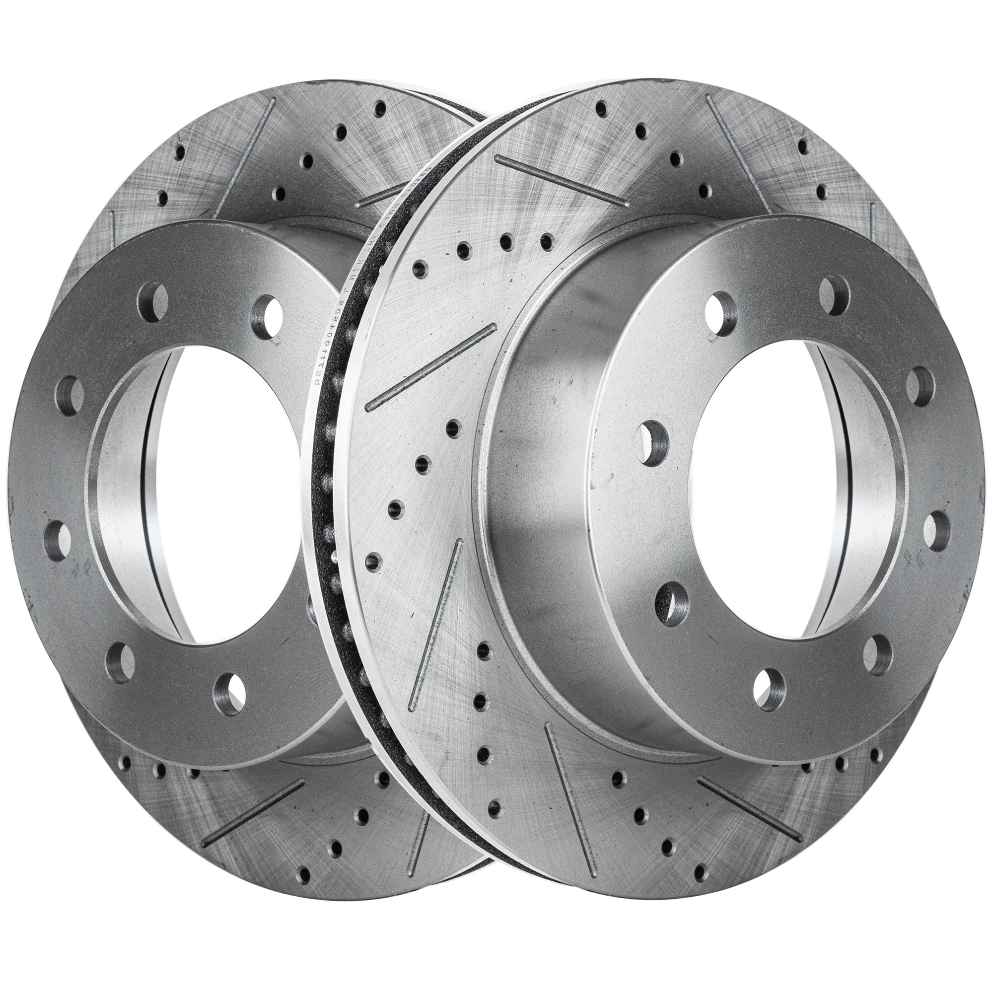 AM RAM FULL SIZE P U 03-08 FRONT BRAKE DISC RH AND LH Performance Rotor Drilled and Slotted SKU SET STPD27110045DRS2 OEM 2413-53012-145456-48880143-600