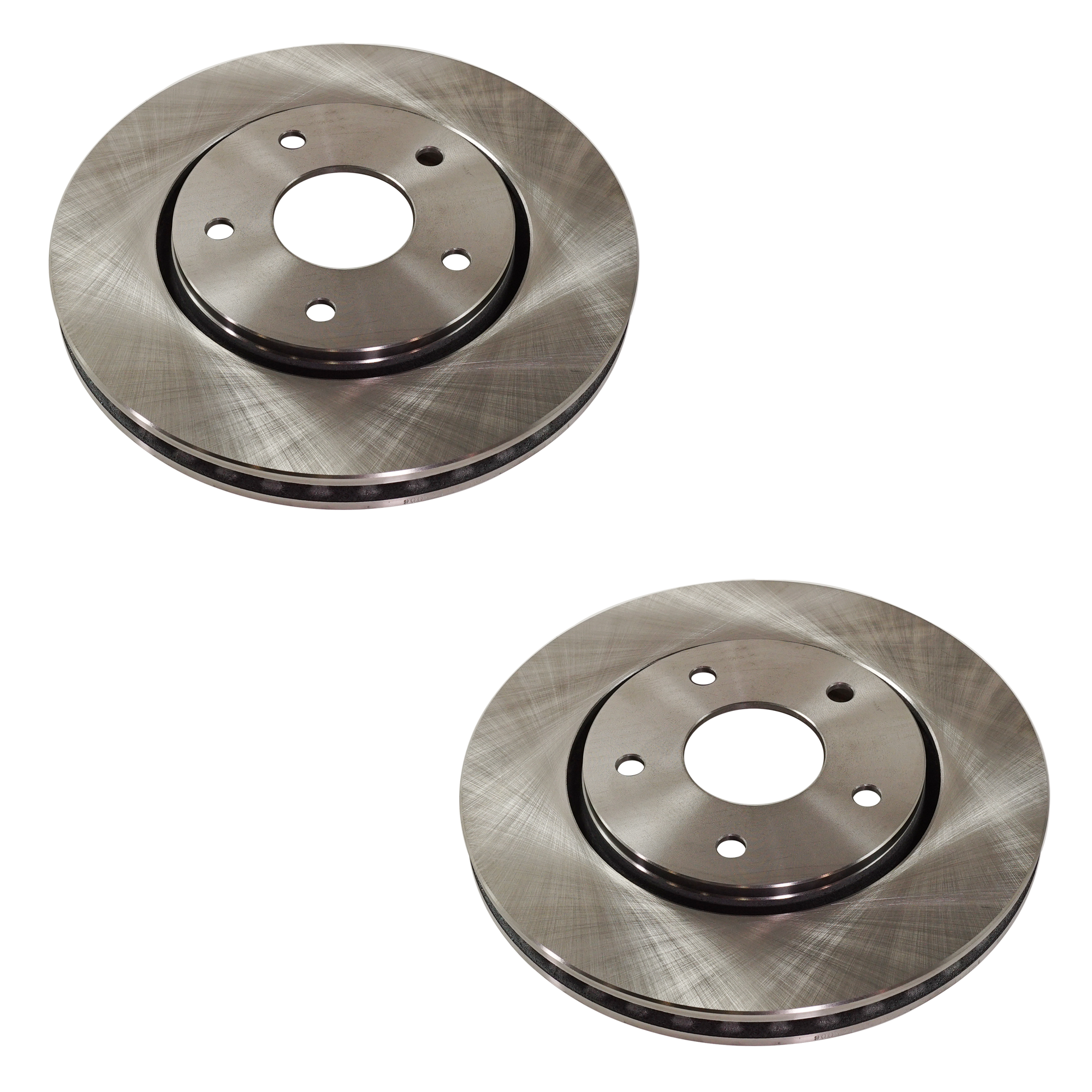 AM C V 12-15 GRAND CARAVAN 08-16 FRONT BRAKE DISC 2 Wheel Set Plain Surface SKU SET STPD27110053-2 OEM 4721995AA 4721933AB 4779783AA