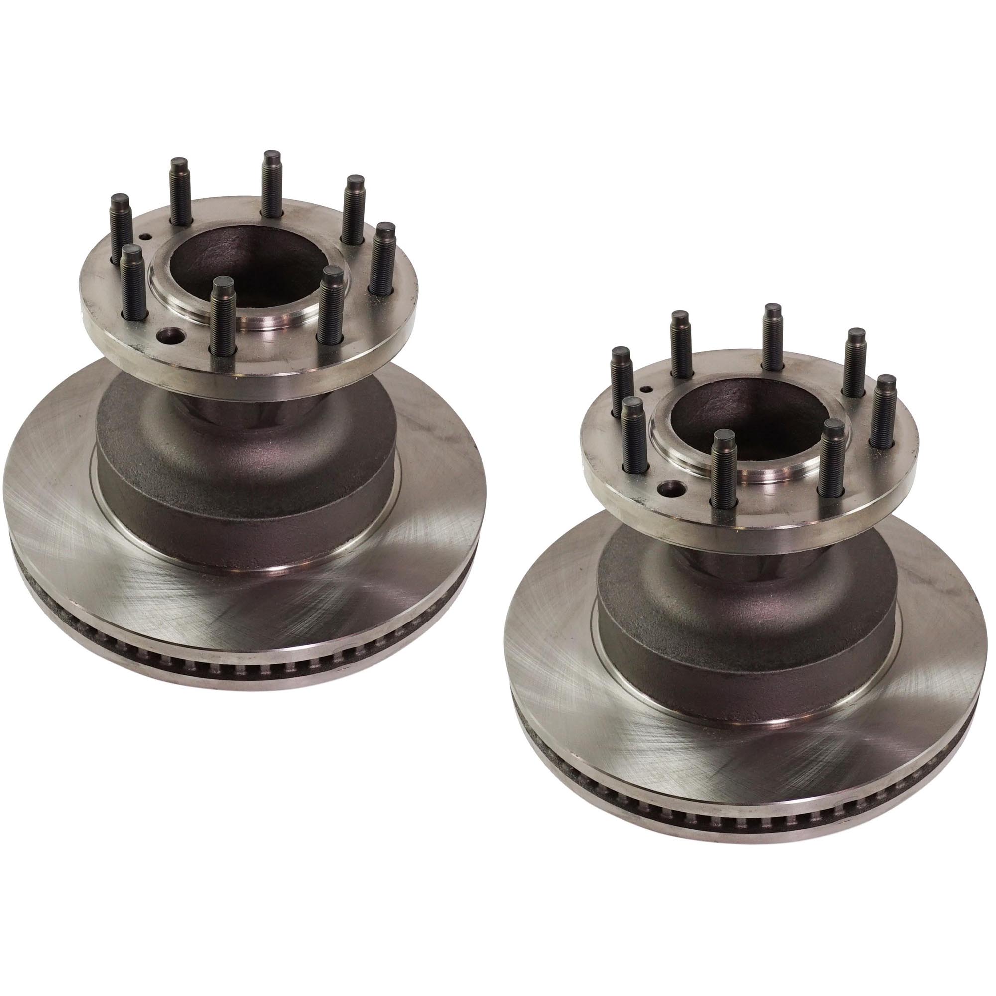 AM E 350 SUPER DUTY E 450 SUPER DUTY 08-21 FRONT BRAKE DISC RH AND LH 2 Wheel Set SKU SET STPF27110016-2 OEM 12165126-42260-54158-850062-90
