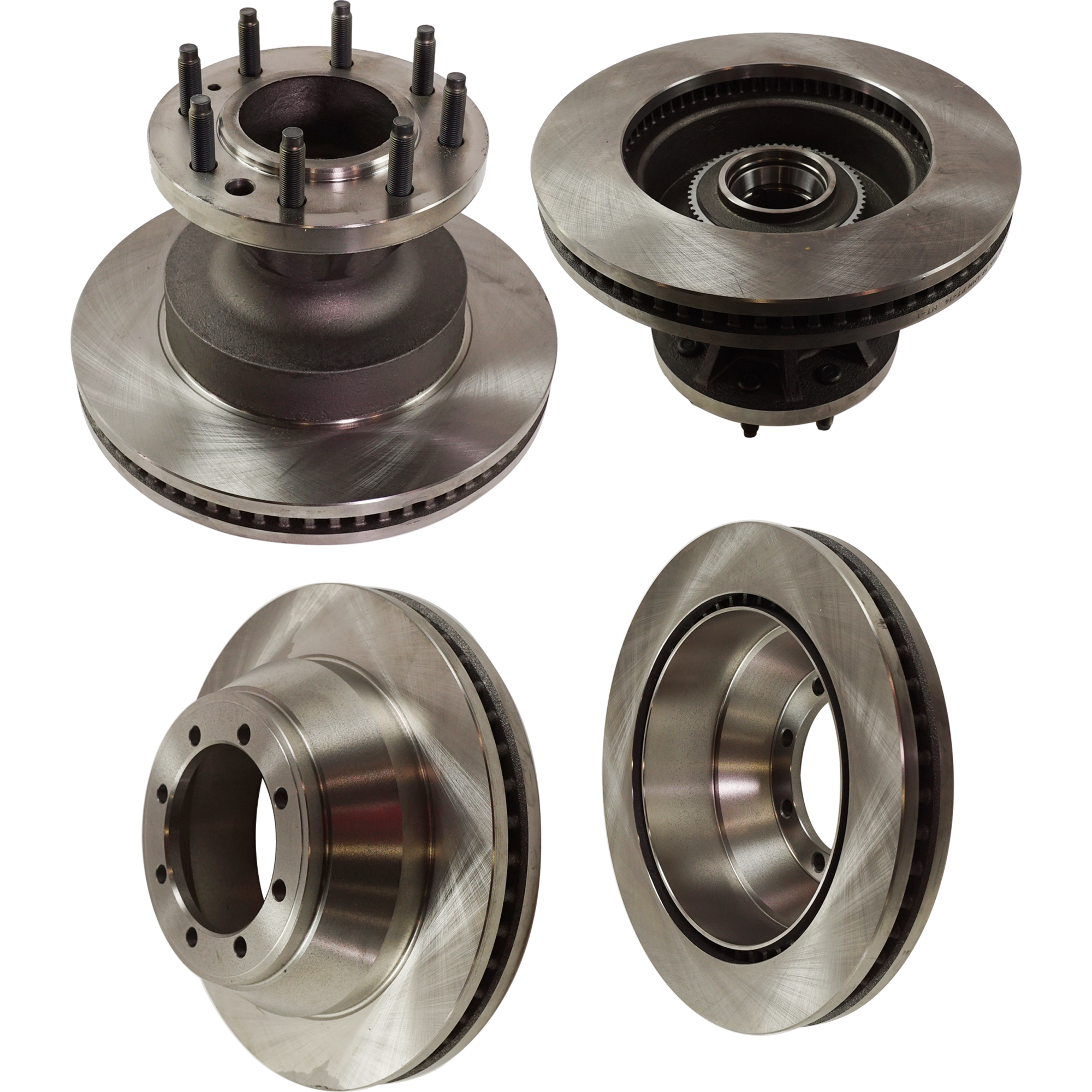 AM E 450 SUPER DUTY 08-21 FRONT AND REAR BRAKE DISC 4 Wheel Set SKU SET STPF27110016-4 A OEM 12165126-42260-54158-850062-90