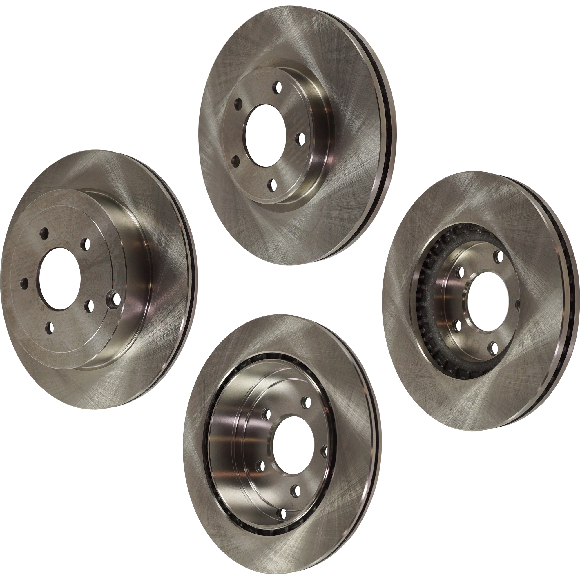 AM EDGE MKX 07-08 FRONT AND REAR BRAKE DISC 4 Wheel Set SKU SET STPF27110026-4 OEM 7T4Z1125B 7T4Z2C026A