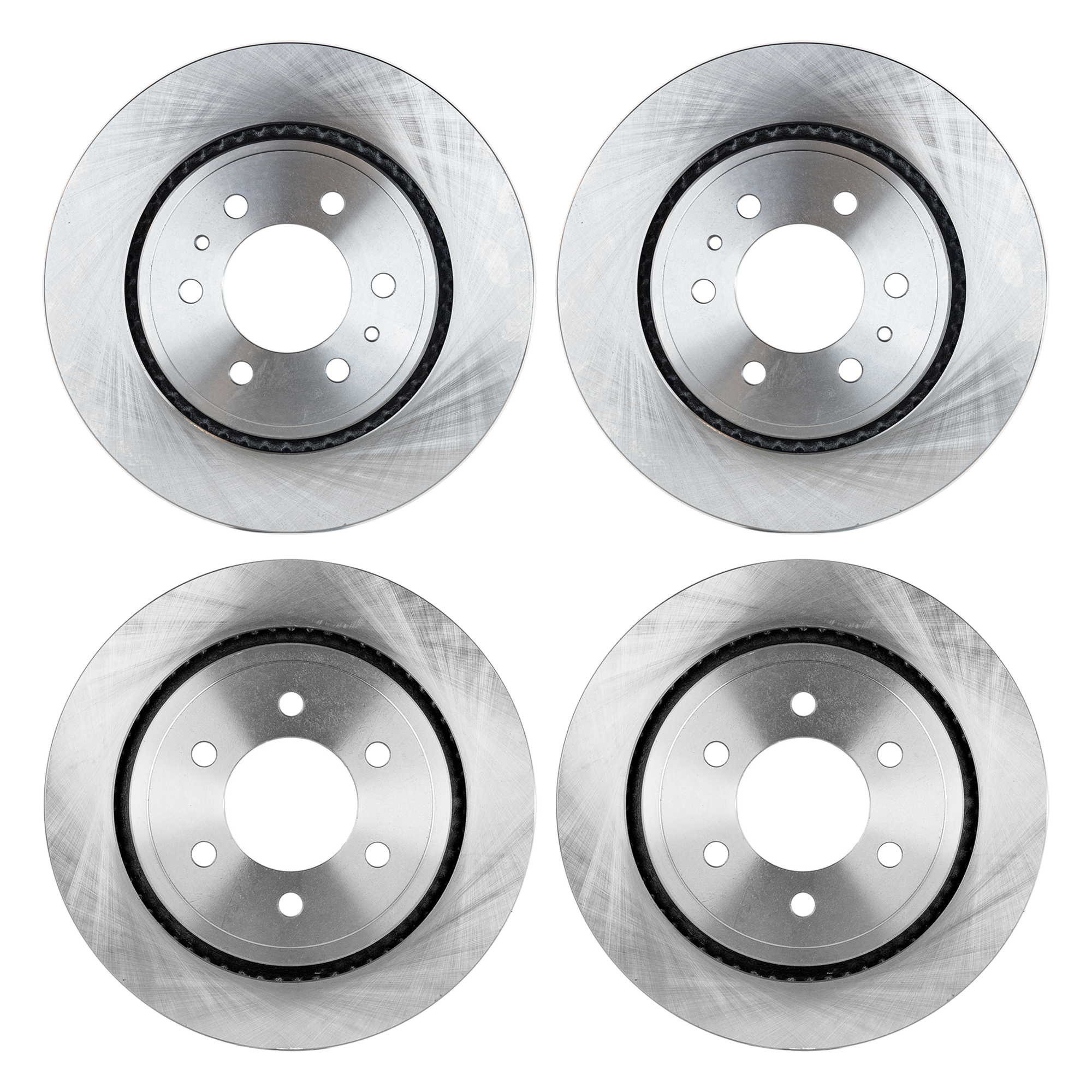 AM F 150-15-17 FRONT AND REAR BRAKE DISC 4 Wheel Set SKU SET STPF27110040-4 D OEM 7L1Z1125A 9L1Z1125A 8L1Z1125A