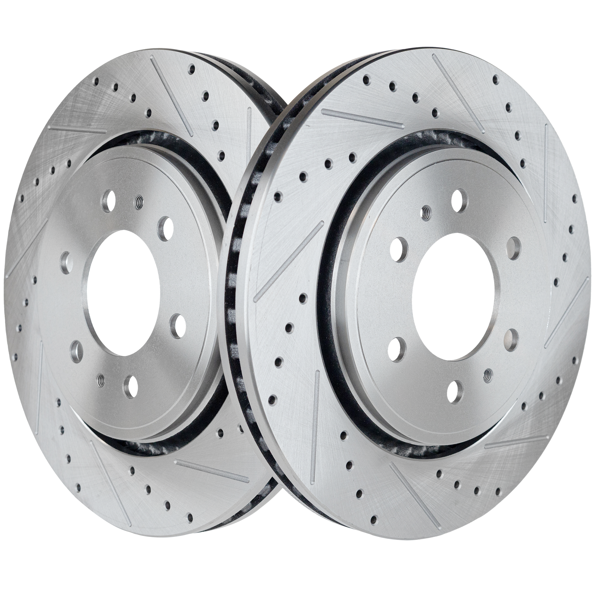 AM EXPEDITION NAVIGATOR 07-20 FRONT BRAKE DISC RH AND LH Drilled and Slotted Performance Rotor SKU SET STPF27110040DRS2 OEM 42251-54153-60410-900368-90084