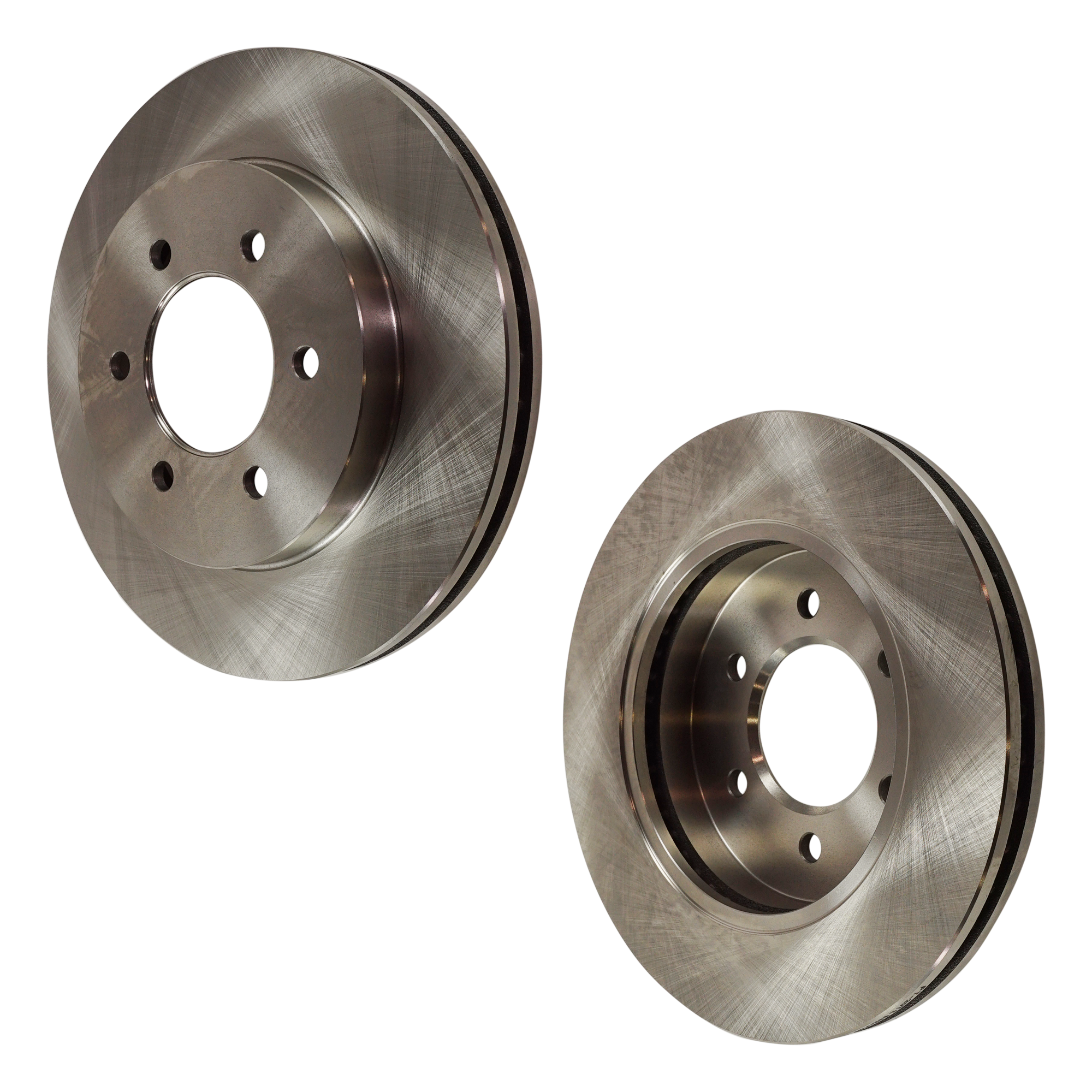 AM F 150-04-08 MARK LT 06-08 FRONT BRAKE DISC RH AND LH 2 Wheel Set Plain Surface Vented 6 Lug SKU SET STPF27110057-2 OEM 4L3Z1125AA