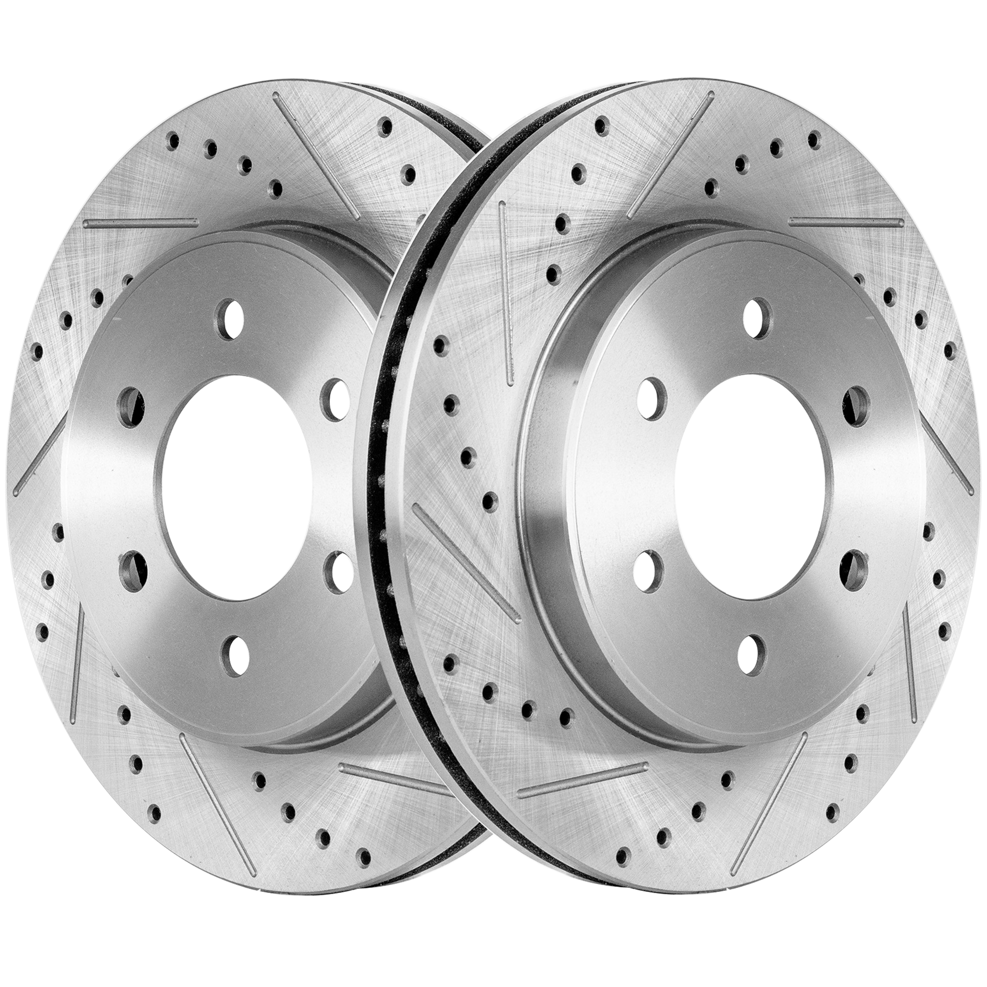 AM F 150-04-08 MARK LT 06-08 FRONT BRAKE DISC RH AND LH Drilled and Slotted Performance Rotor SKU SET STPF27110057DRS2