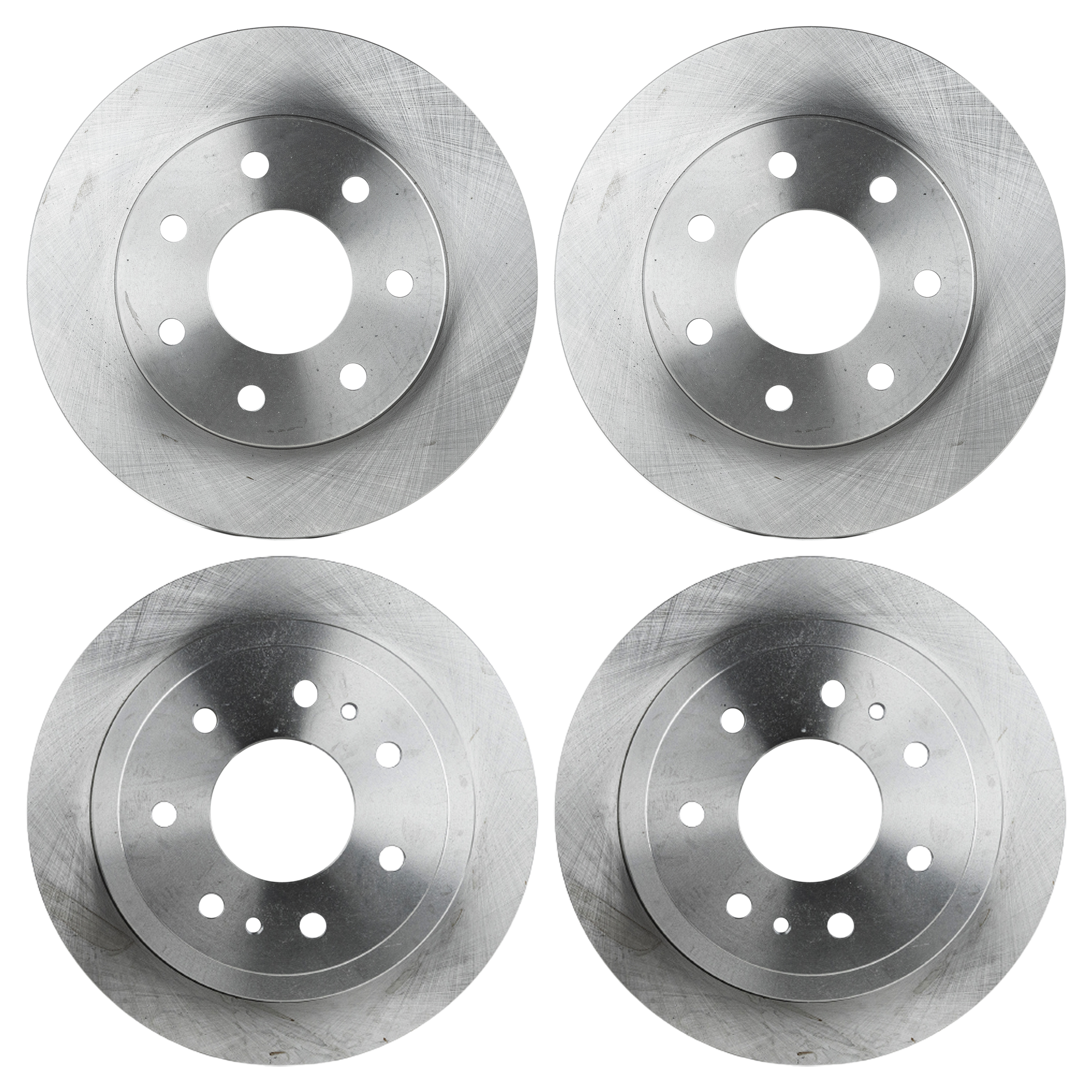 AM F 150-04-08 MARK LT 06-08 FRONT AND REAR BRAKE DISC 4 Wheel Set SKU SET STPF27110058-4 OEM 4L3Z2C026BB 5L3Z2C026BA 54110