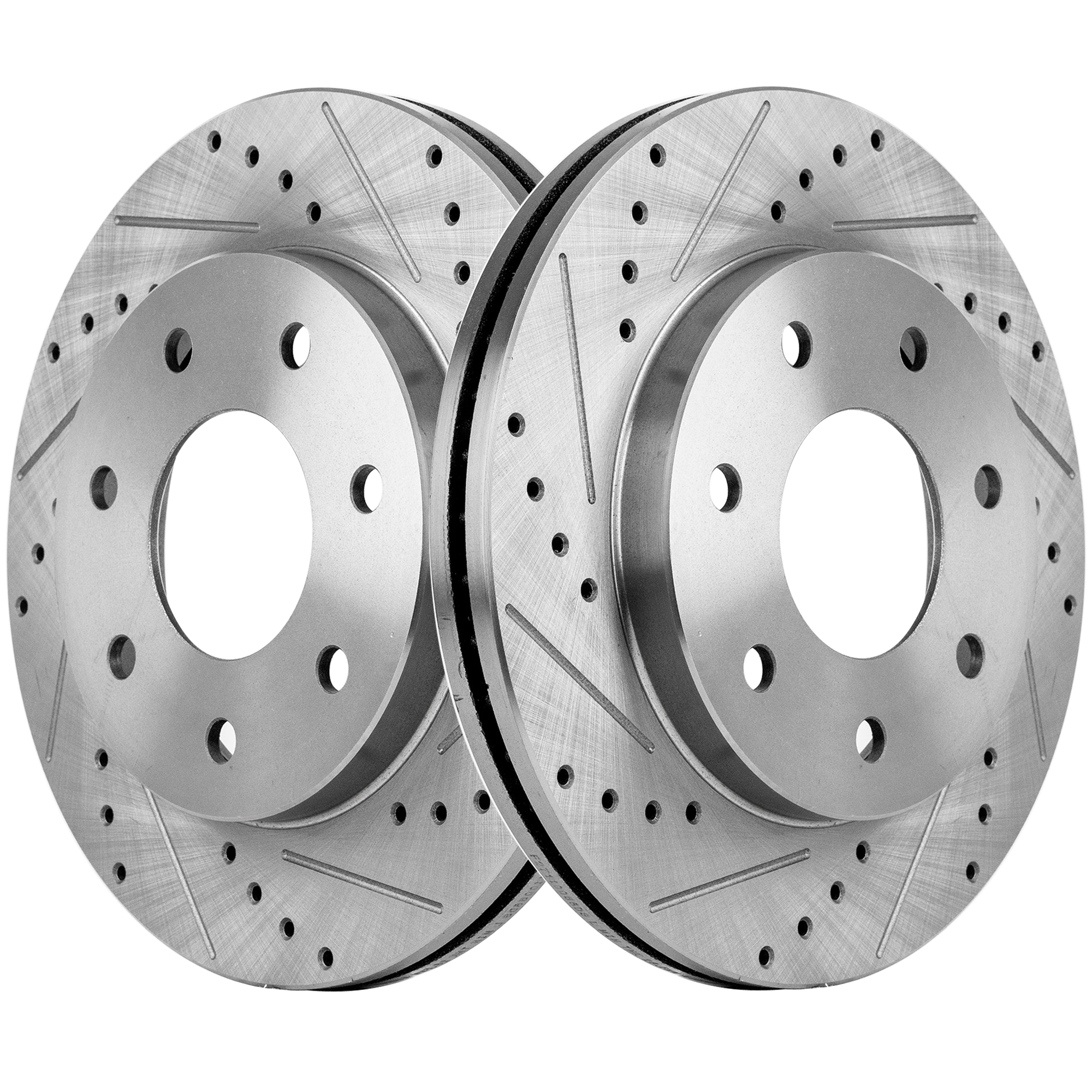 AM F 150-04-08 MARK LT 06-08 FRONT BRAKE DISC RH AND LH Drilled and Slotted 7 Lug Performance Rotor SKU SET STPF27110058DRS2 OEM 54110-492575-48880181-60054187