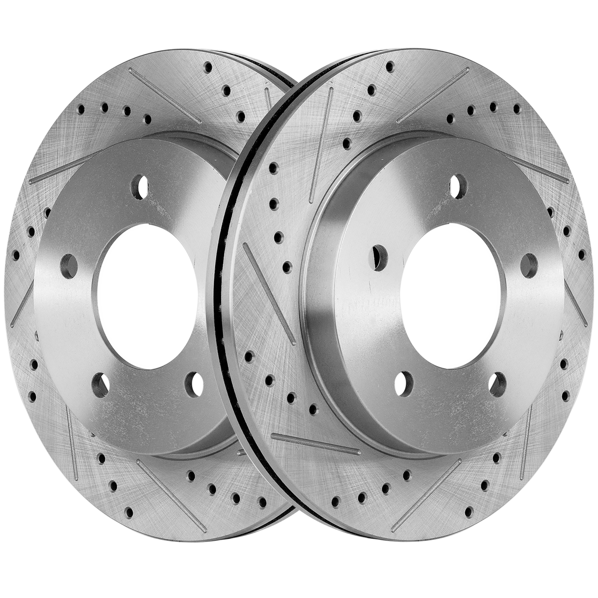 AM F 150-97-03 F 150 HERITAGE 04-04 FRONT BRAKE DISC RH AND LH Performance Rotor Drilled and Slotted SKU SET STPF27110069DRS2 OEM 19773-27015-54042-65925-66630