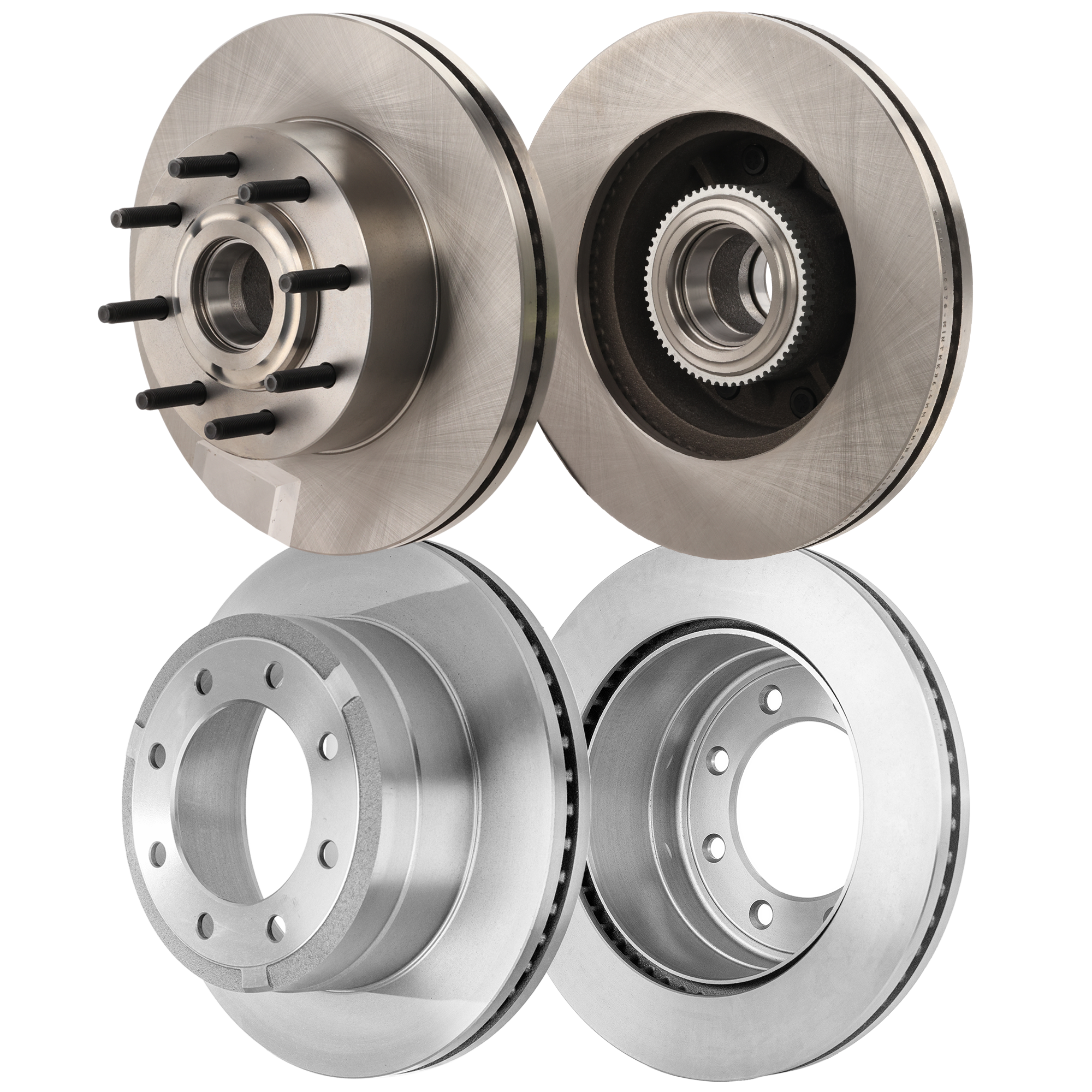 AM F 250 F 350 SUPER DUTY 12-21 FRONT AND REAR BRAKE DISC 4 Wheel Set SKU SET STPF27110076-4 OEM 42301-850350-60054224-680640R