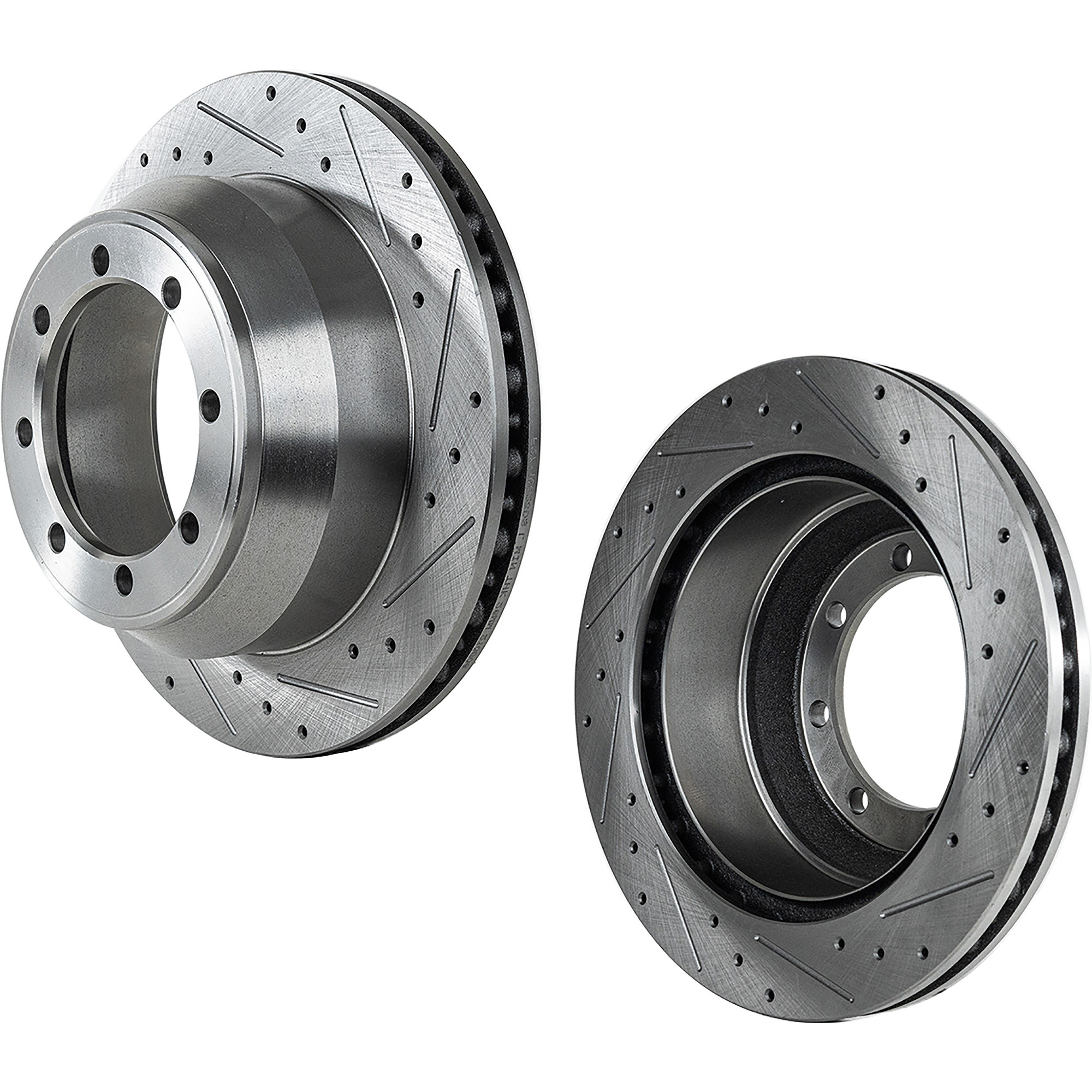 AM F 250 F 350 SUPER DUTY 12-21 REAR BRAKE DISC RH AND LH Drilled and Slotted Performance Rotor SKU SET STPF27110077DRS2 OEM 42293-681778-850348-60054227-6