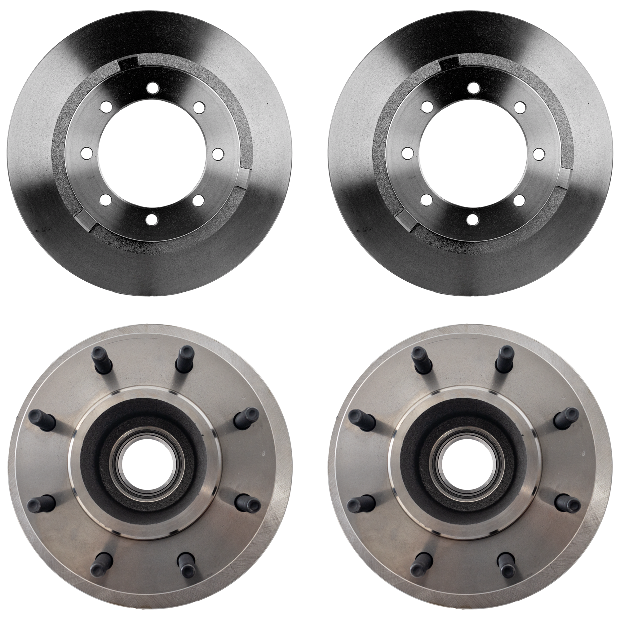 AM F 350 SUPER DUTY 12-22 FRONT AND REAR BRAKE DISC 4 Wheel Set SKU SET STPF27110085-4 OEM 42294-180025-681785-850352-900