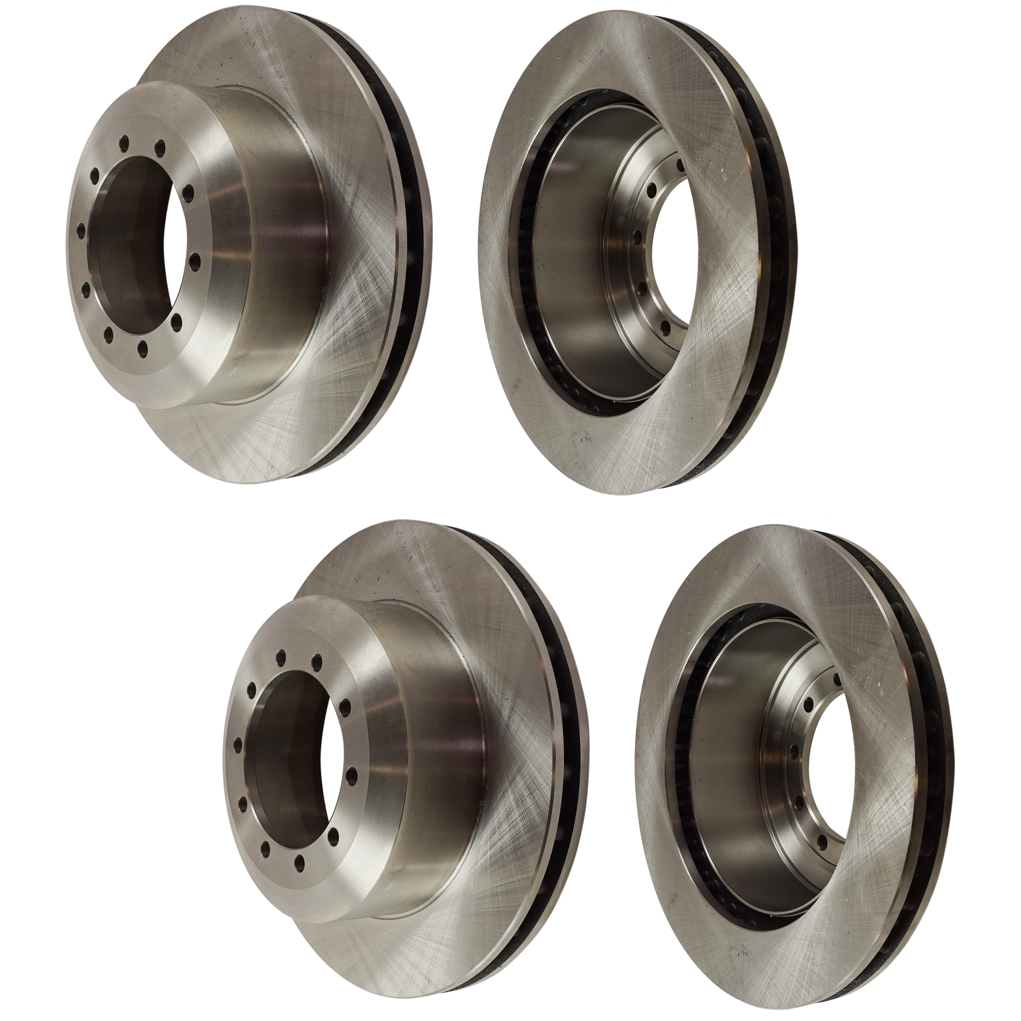 AM F 450 F 550 SUPER DUTY 99-04 FRONT AND REAR BRAKE DISC 4 Wheel Set SKU SET STPF27110090-4 OEM F81Z2C026AA