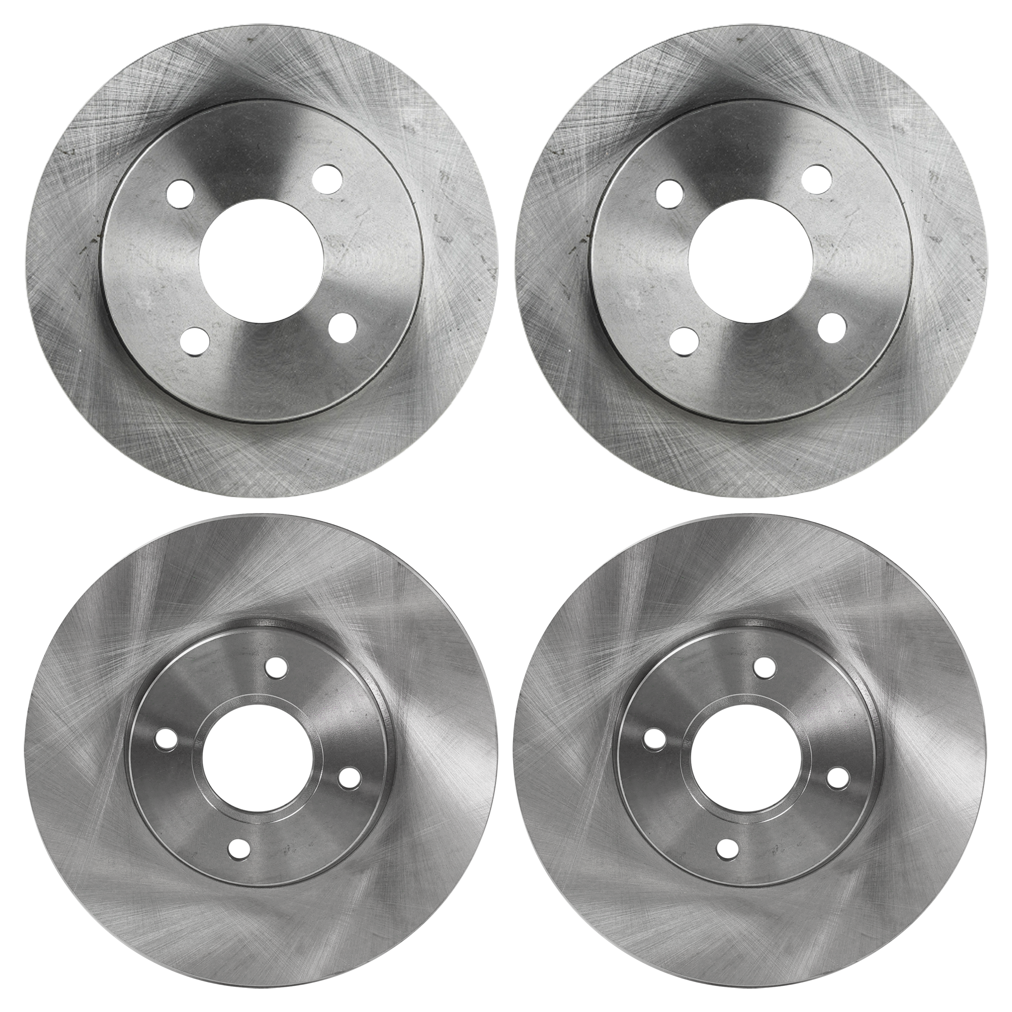 AM FOCUS 05-07 FRONT AND REAR BRAKE DISC 4 Wheel Set SKU SET STPF27110106-4 OEM 1S4Z2C026BA 4S4Z1125AA