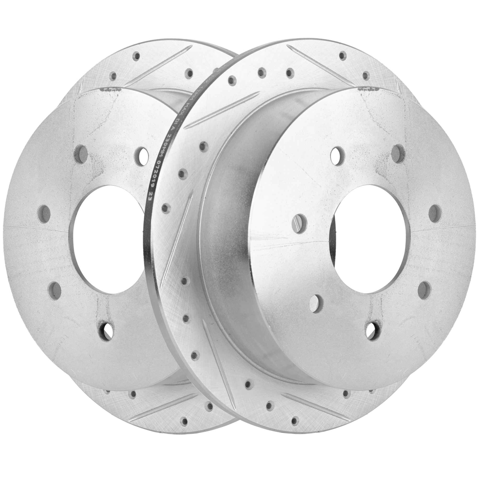 AM F 150-00-03 F 150 HERITAGE 04-04 REAR BRAKE DISC RH AND LH Performance Rotor Drilled and Slotted SKU SET STPF27110117DRS2 OEM 27295-54043-66671-86671-102566