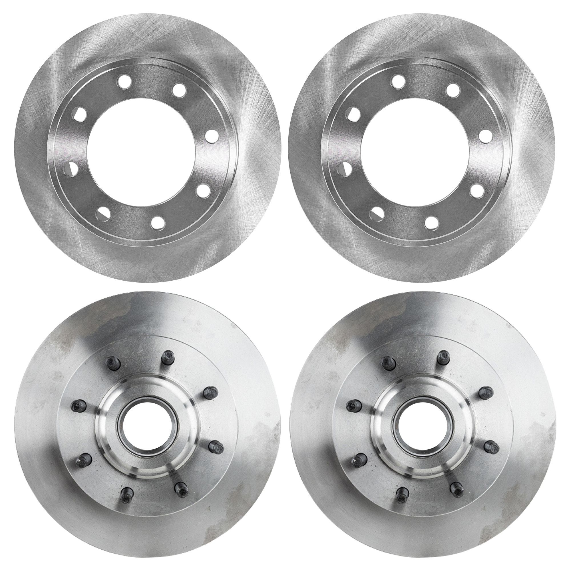AM F 250 SUPER DUTY 08-12 F 350 SUPER DUTY 07-12 FRONT AND REAR BRAKE DISC 4 Wheel Set SKU SET STPF27110120-4 OEM 42259-54160-60411-850066-90036