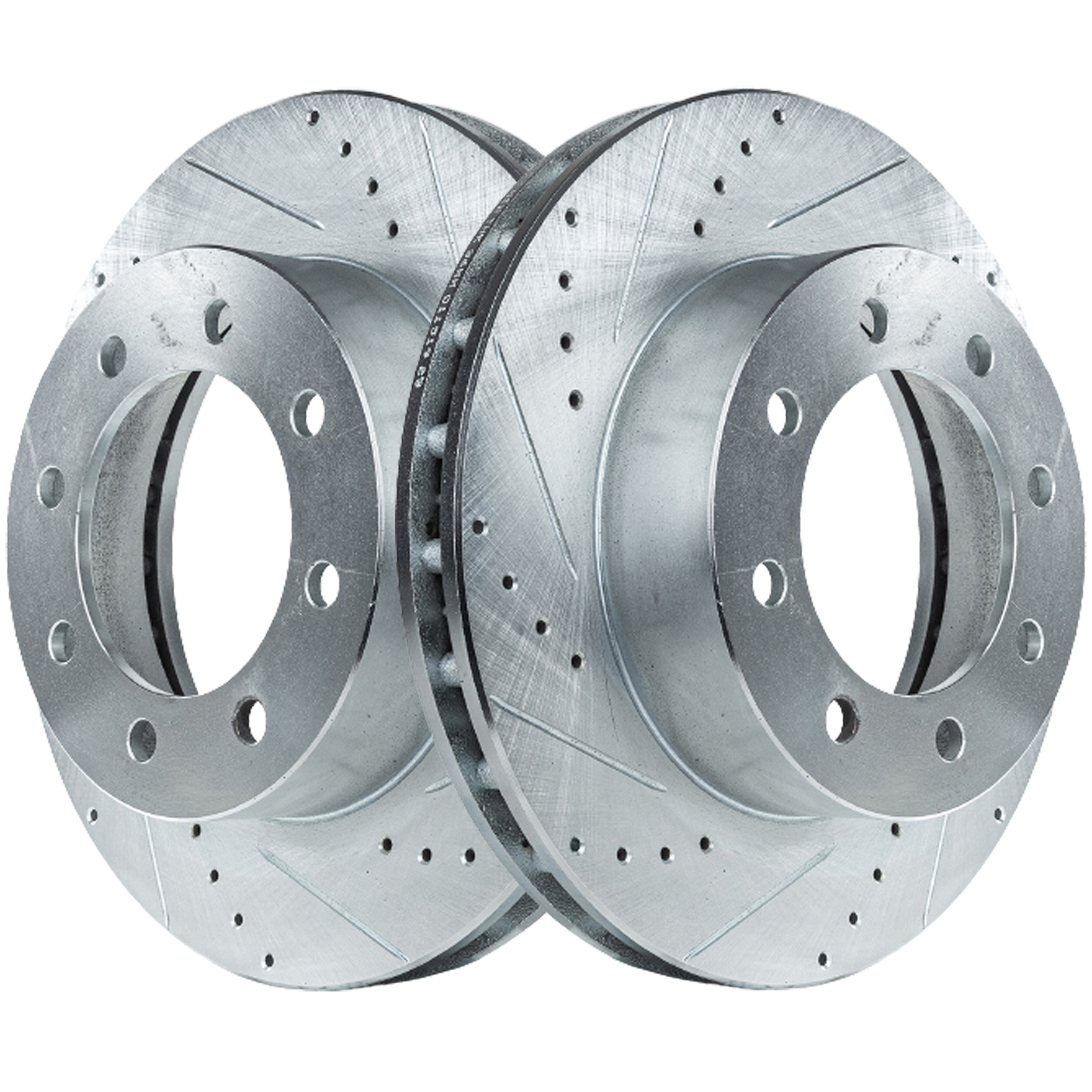 AM F 450 SUPER DUTY F 550 SUPER DUTY 99-04 E 550 ECONOLINE SUPER DUTY 02-02 FRONT BRAKE DISC RH AND LH Performance Rotor Drilled and Slotted SKU SET STPF27110123DRS2 OEM 54077-145309-1066924-60054175