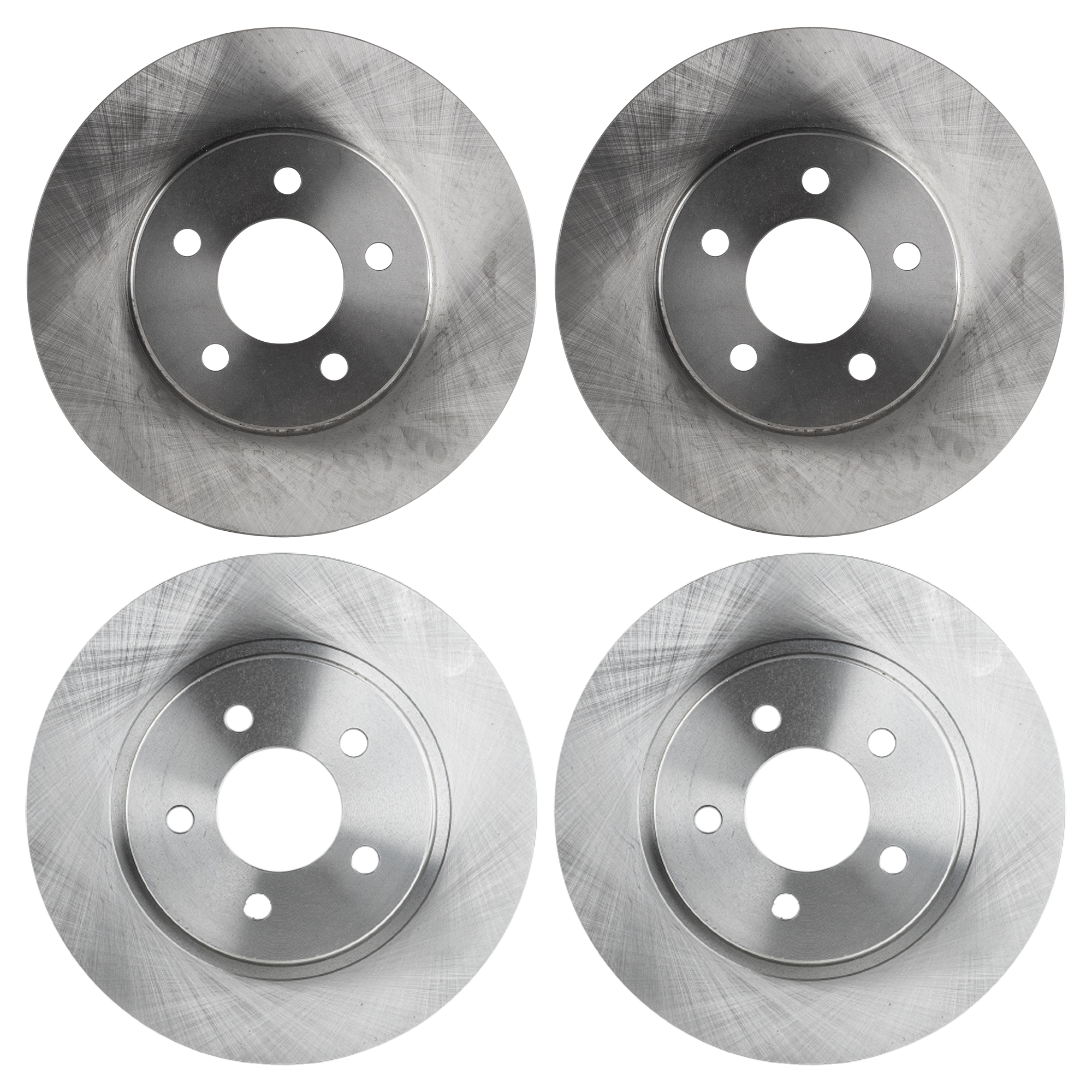 AM MUSTANG 05-10 FRONT AND REAR BRAKE DISC 4 Wheel Set SKU SET STPF27110134-4 OEM 4R3Z1125AA 5R3Z2C026AA