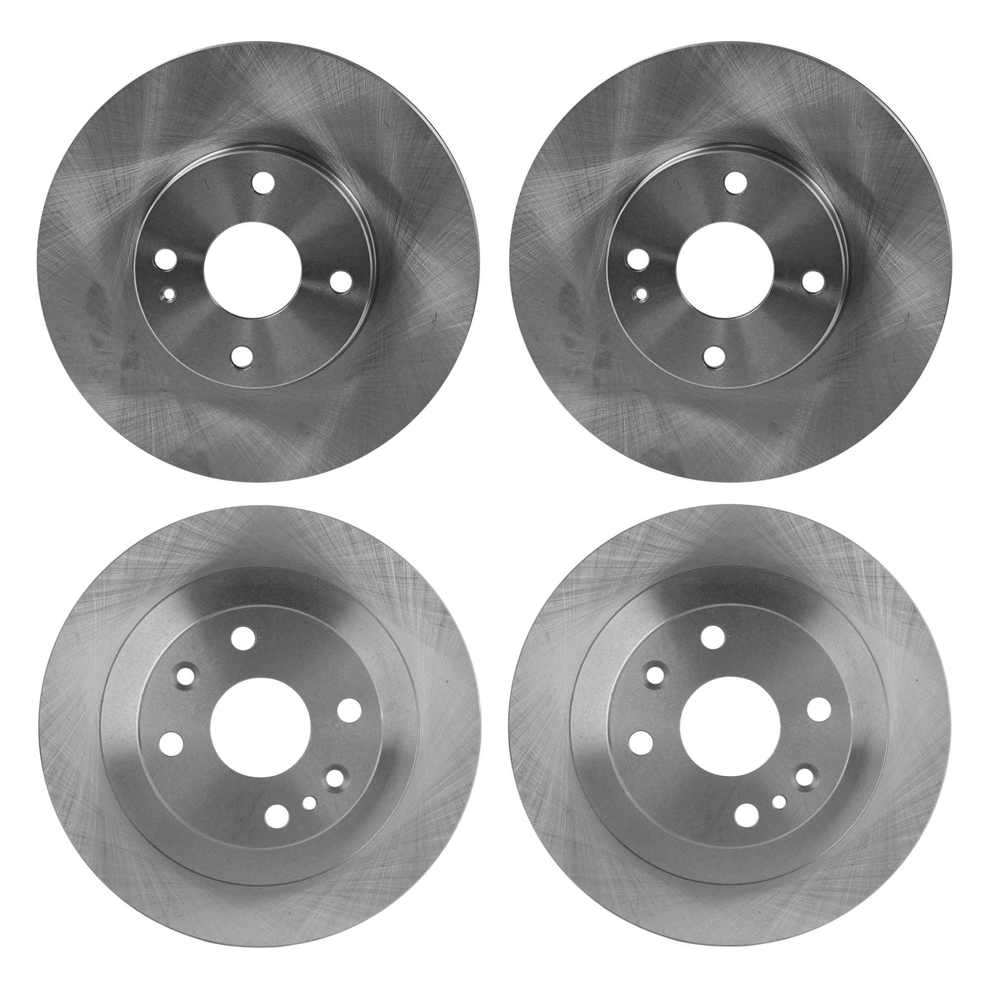 AM PROTEGE 90-98 ESCORT 91-03 FRONT AND REAR BRAKE DISC 4 Wheel Set SKU SET STPF27110149-4 OEM F1CZ1125B F2CZ1125A BB7E3325XA