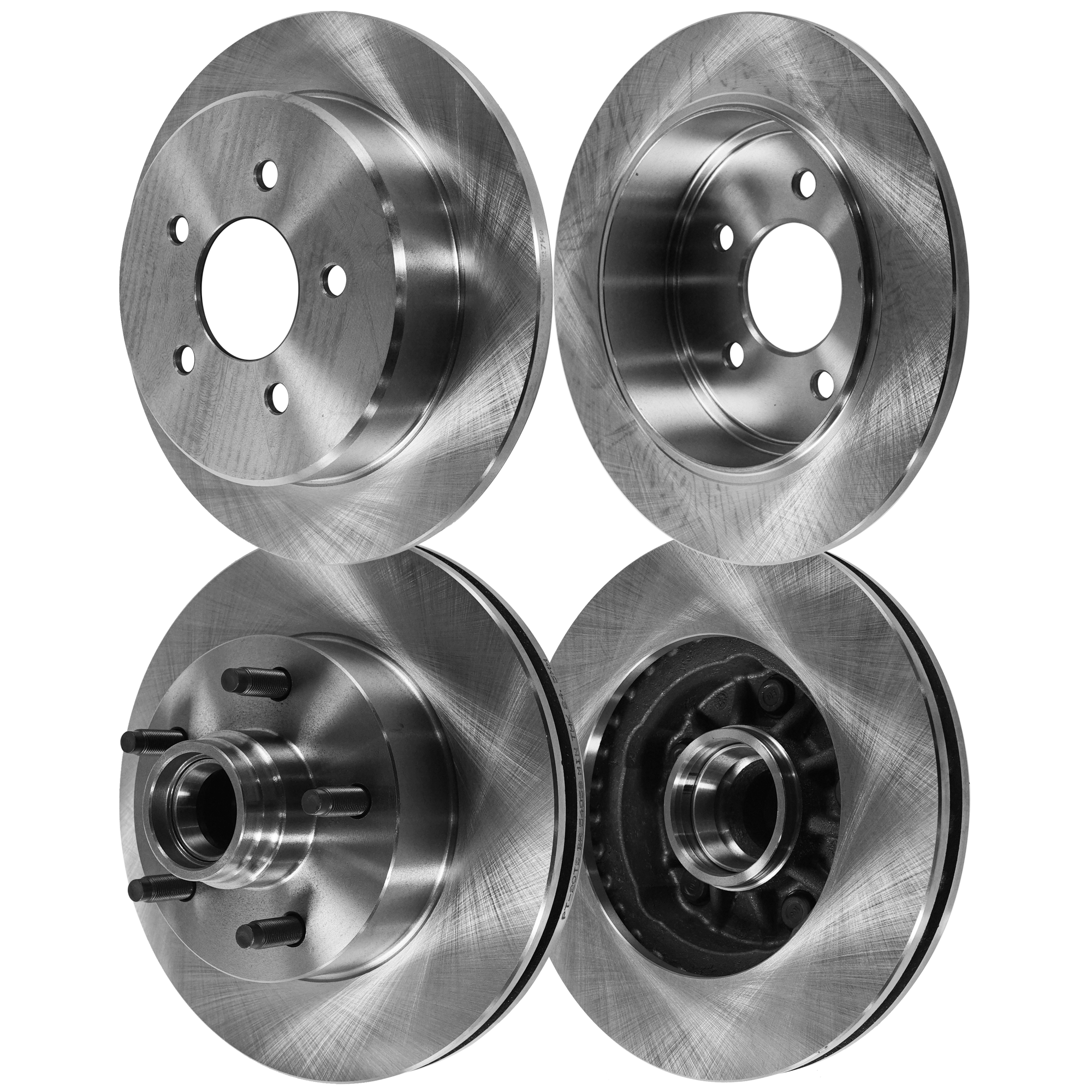 AM RANGER 98-01 FRONT AND REAR BRAKE DISC RH AND LH 4 Wheel Set Plain Surface SKU SET STPF27110156-4 OEM ZZP033251 F5TZ2C026A 4087729 Y