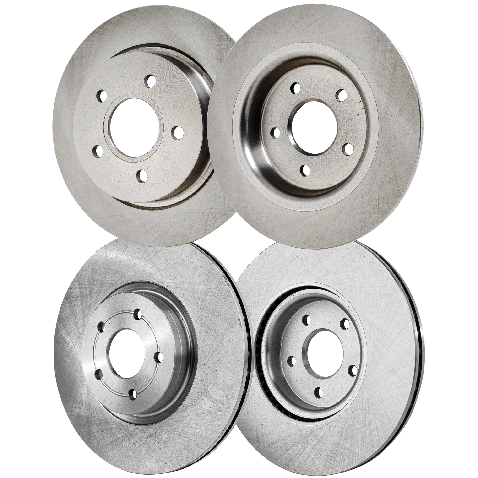 AM C70-06-13 S40-04-11 FRONT AND REAR BRAKE DISC 4 Wheel Set SKU SET STPF27110157-4 D OEM 12039039-34349-42308-45440-541