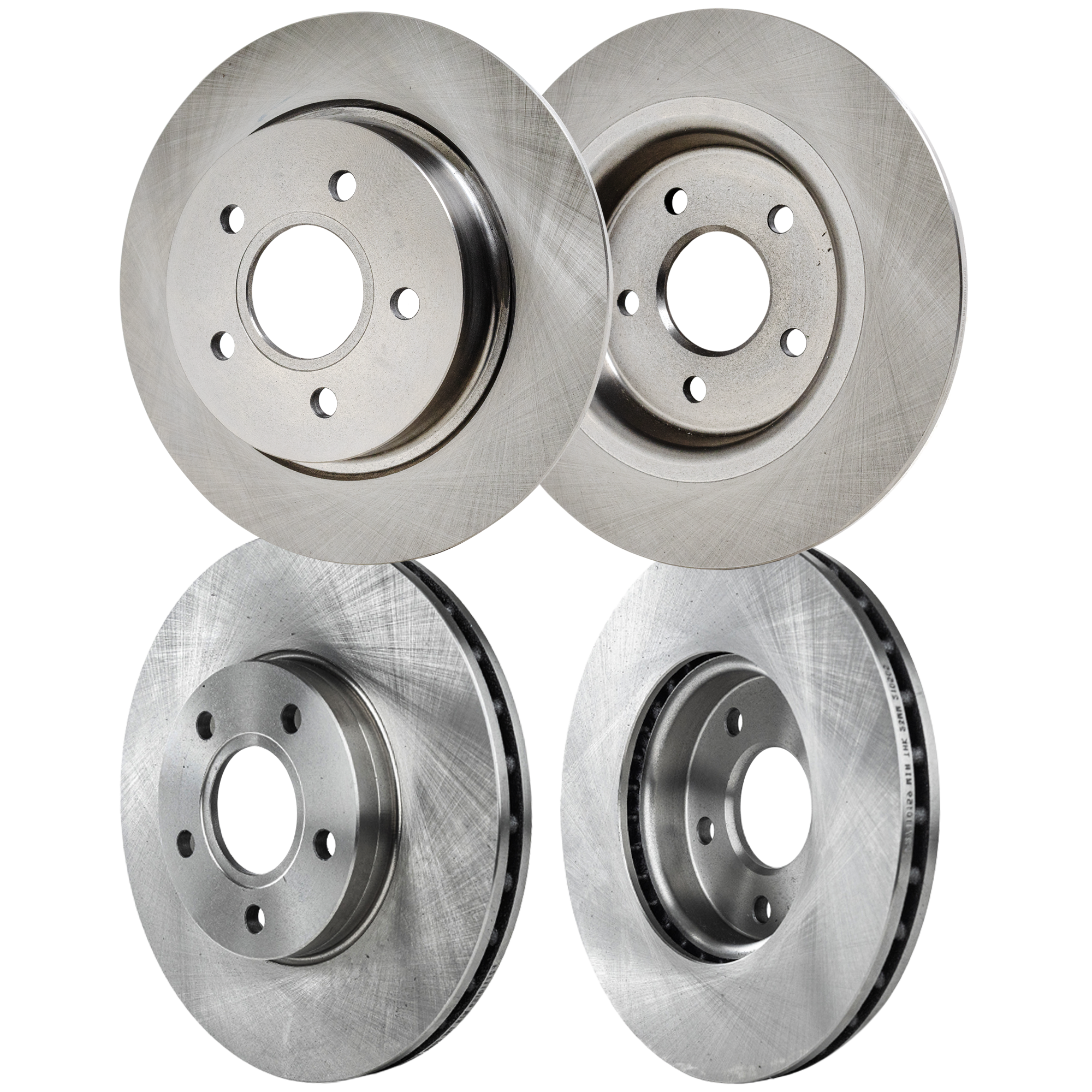 AM S40-04-11 C30-12-13 FRONT AND REAR BRAKE DISC 4 Wheel Set SKU SET STPF27110159-4 C OEM 12039039