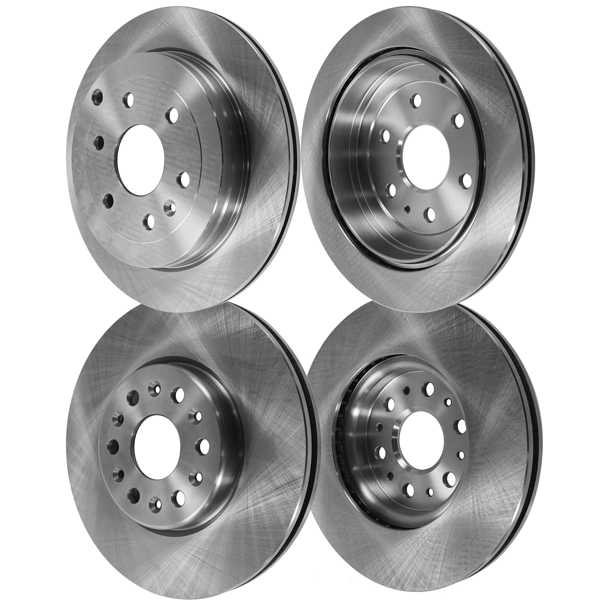 AM ACADIA 17-17 FRONT AND REAR BRAKE DISC RH AND LH 4 Wheel Set Plain Surface SKU SET STPG27110003-4 OEM 41350-850488-12166076-60048090