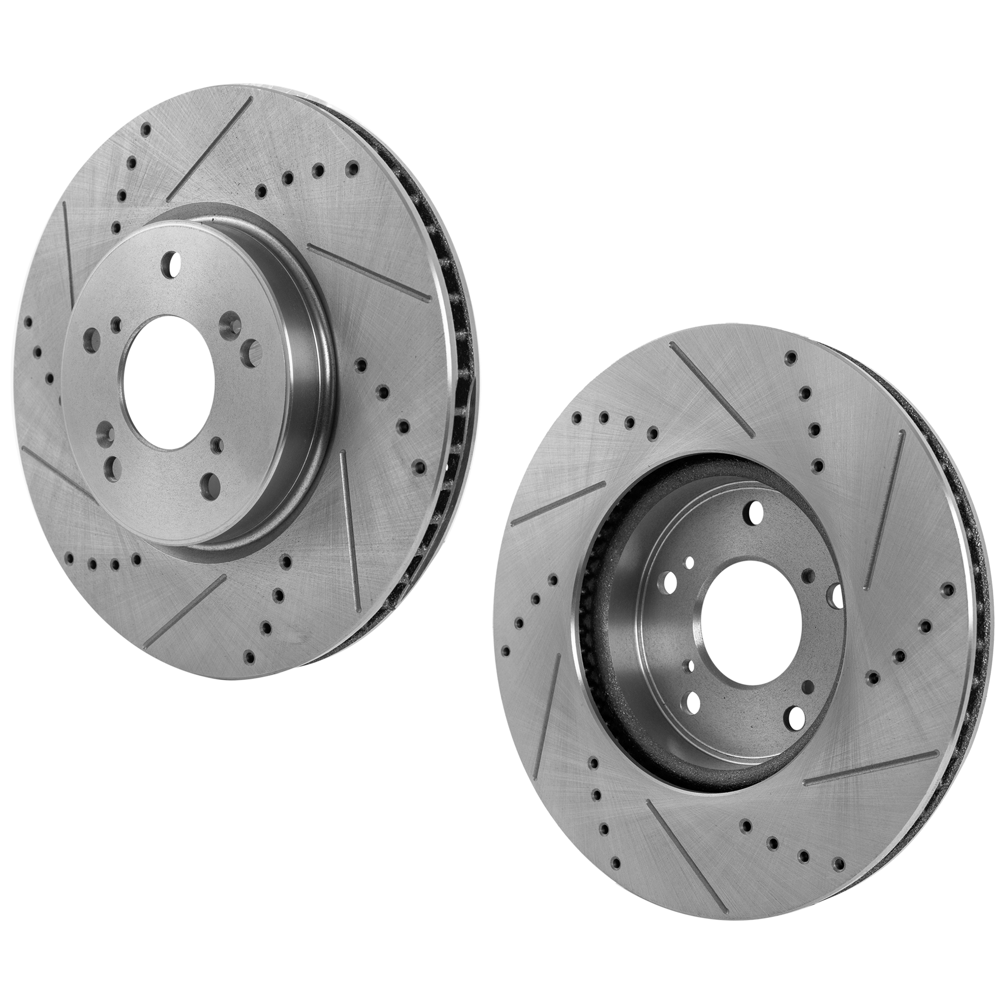AM ACCORD 13-23 FRONT BRAKE DISC RH AND LH Drilled and Slotted Vented 5 Lugs SKU SET STPH27110001DRS2 OEM 44761-0833571-850373-981022-60