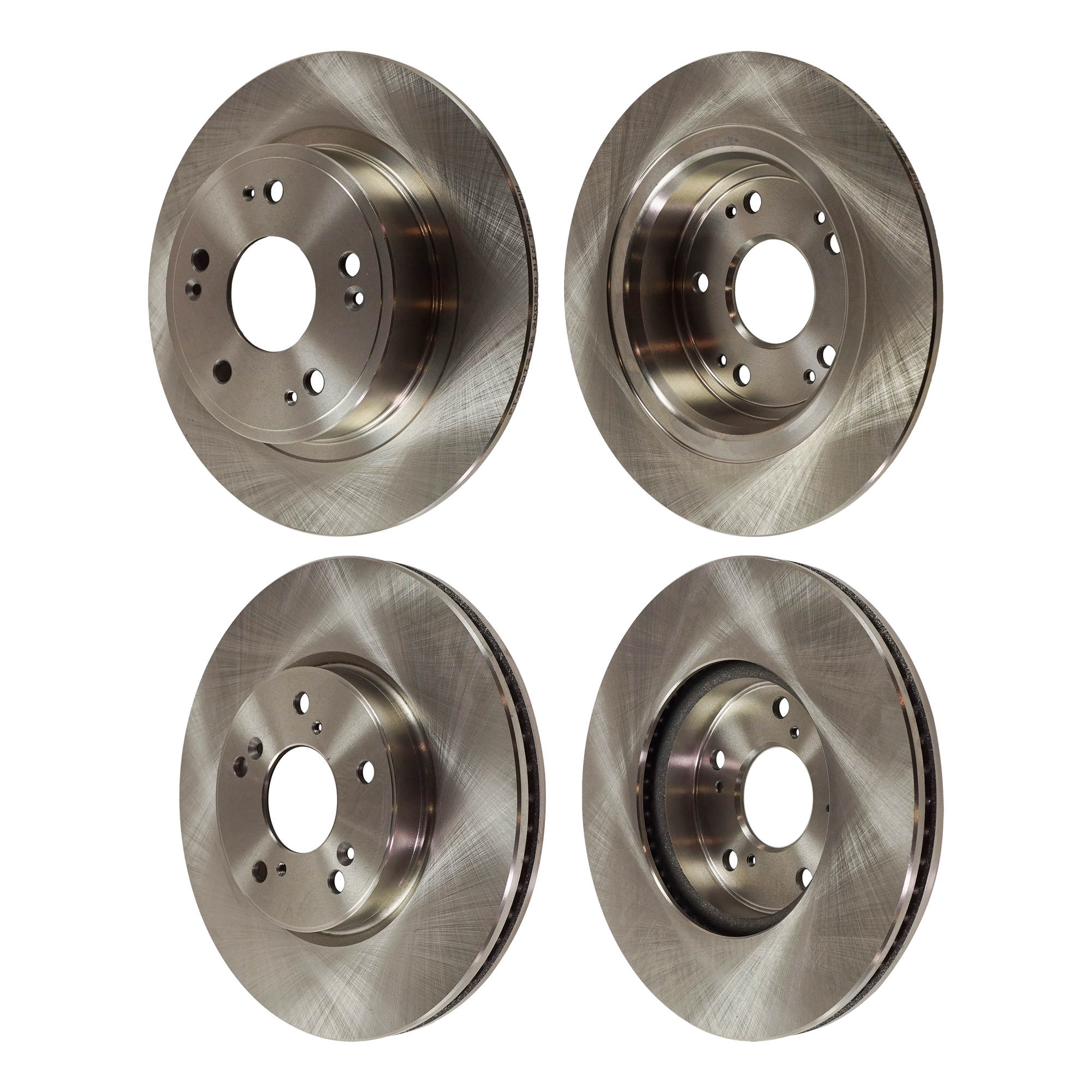 AM ACCORD 13-17 HR V 16-22 FRONT AND REAR BRAKE DISC 4 Wheel Set Plain Surface SKU SET STPH27110007-4 OEM 42510SFY000-42510TA0A00-42510T