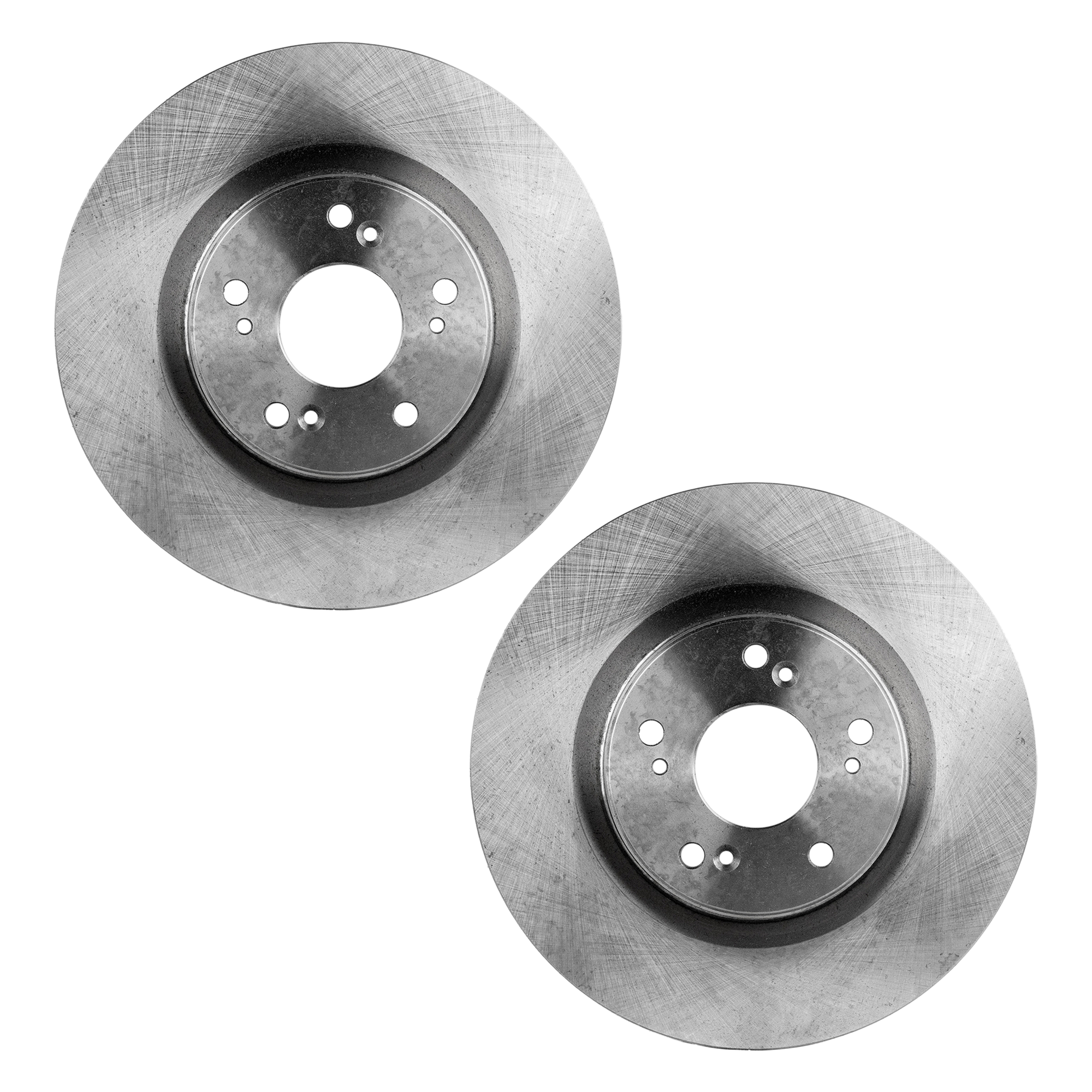 AM CR V 12-16 FRONT BRAKE DISC RH AND LH 2 Wheel Set Plain Surface 5 Lugs Front Wheel Drive SKU SET STPH27110025-2 OEM 44758-850370-981040-60059057-9