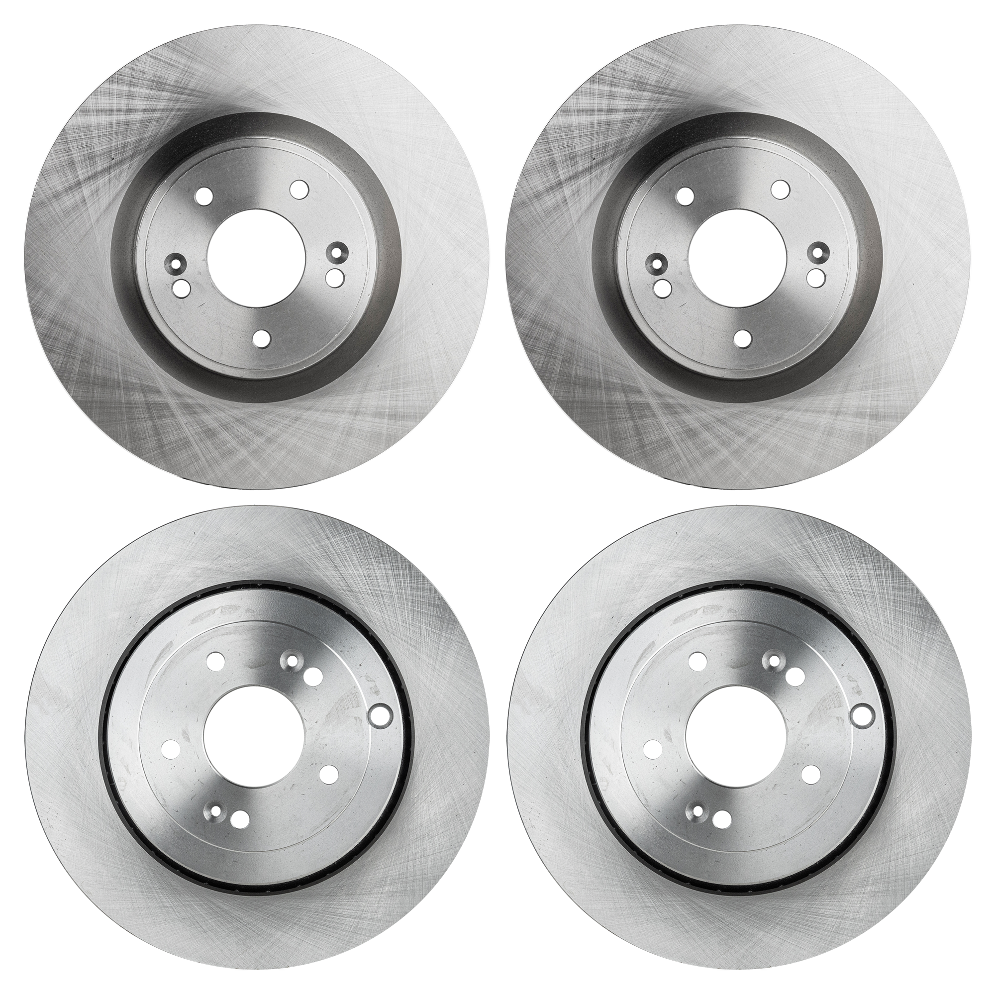 AM GENESIS COUPE 10-16 FRONT AND REAR BRAKE DISC 4 Wheel Set SKU SET STPH27110042-4 OEM 31548-44686-850203-900798-9807