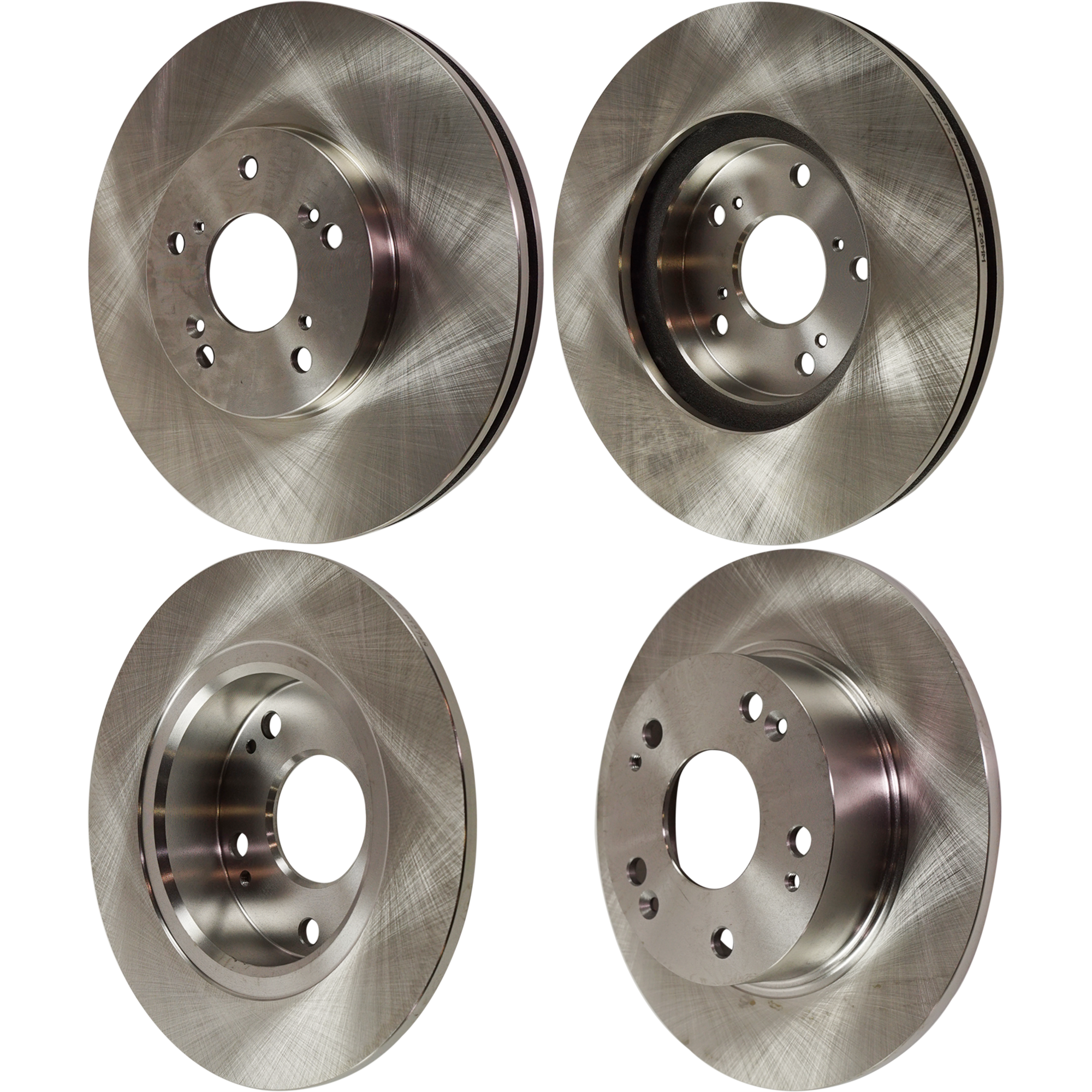 AM ACCORD 03-07 TSX 04-08 FRONT AND REAR BRAKE DISC 4 Wheel Set SKU SET STPH27110052-4 E OEM 42510SDAA00-42510SDG000-45251S