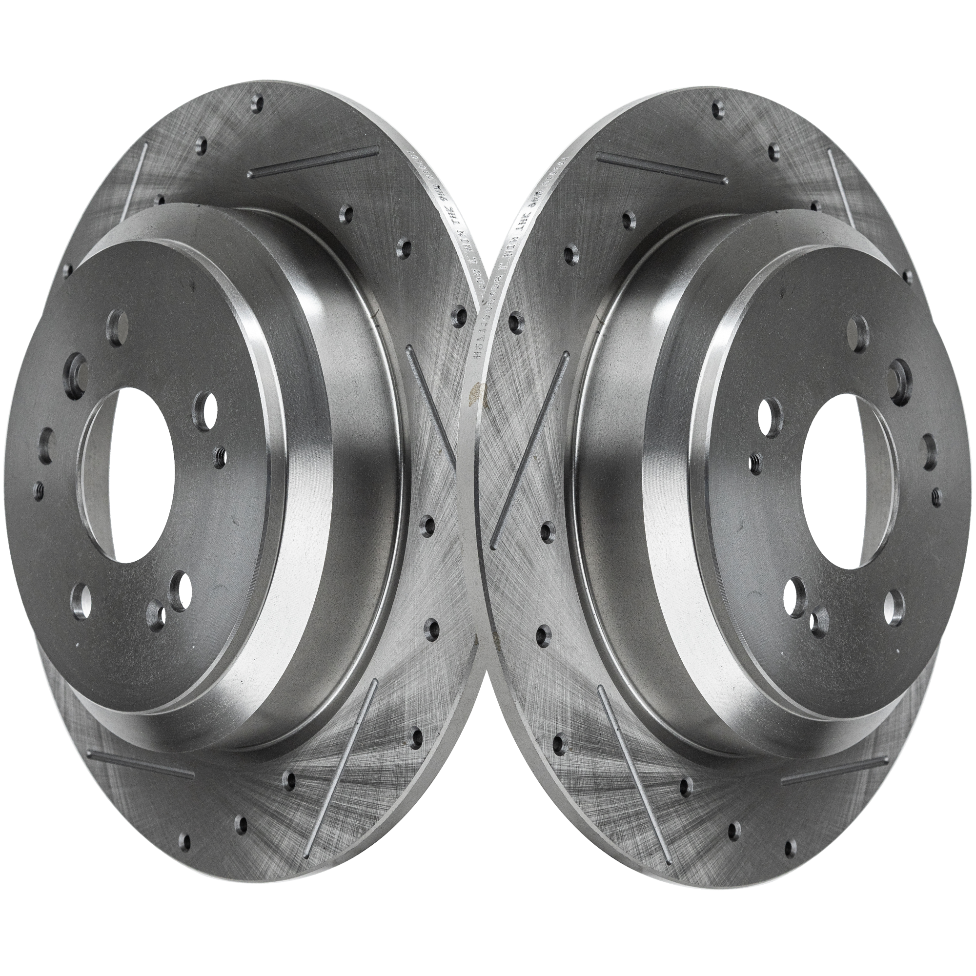 AM PILOT 16-20 RIDGELINE 17-20 PASSPORT 19-21 REAR BRAKE DISC RH AND LH Performance Rotor Drilled and Slotted SKU SET STPH27110054DRS2 OEM 45705-0833670-850509-12140091