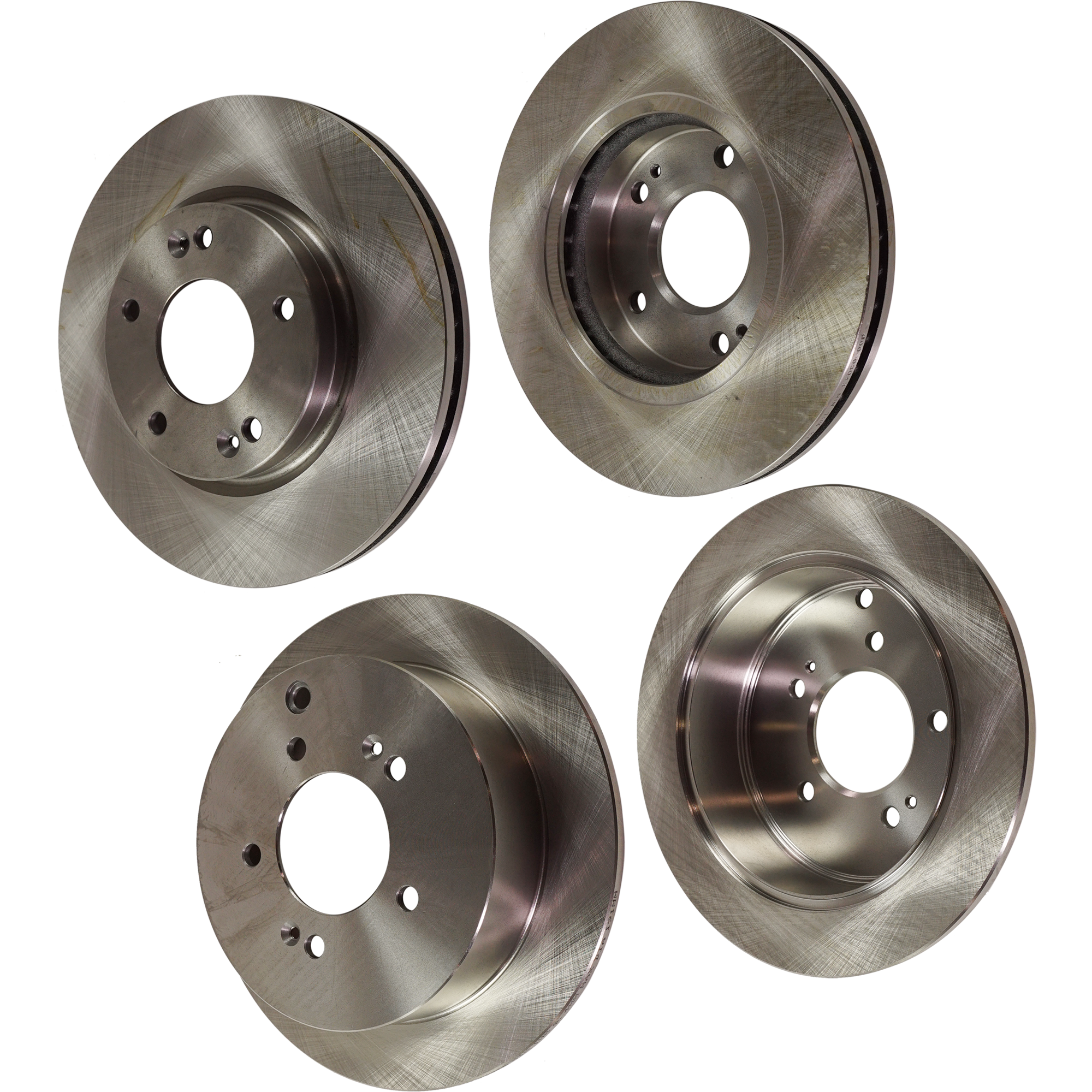 AM SANTA FE 01-05 FRONT AND REAR BRAKE DISC 4 Wheel Set SKU SET STPH27110063-4 OEM 517123B000-517123B300-584113A3