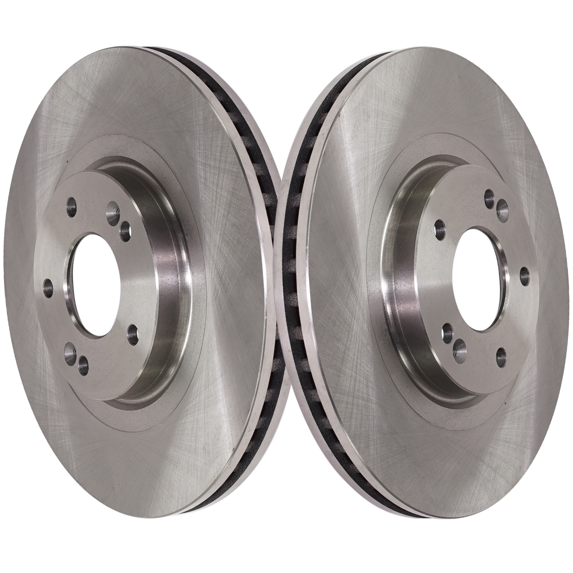 AM SANTA FE SPORT 13-18 SANTA FE SANTA FE XL 13-19 FRONT BRAKE DISC RH AND LH 2 Wheel Set SKU SET STPH27110070-2 OEM 517124Z000