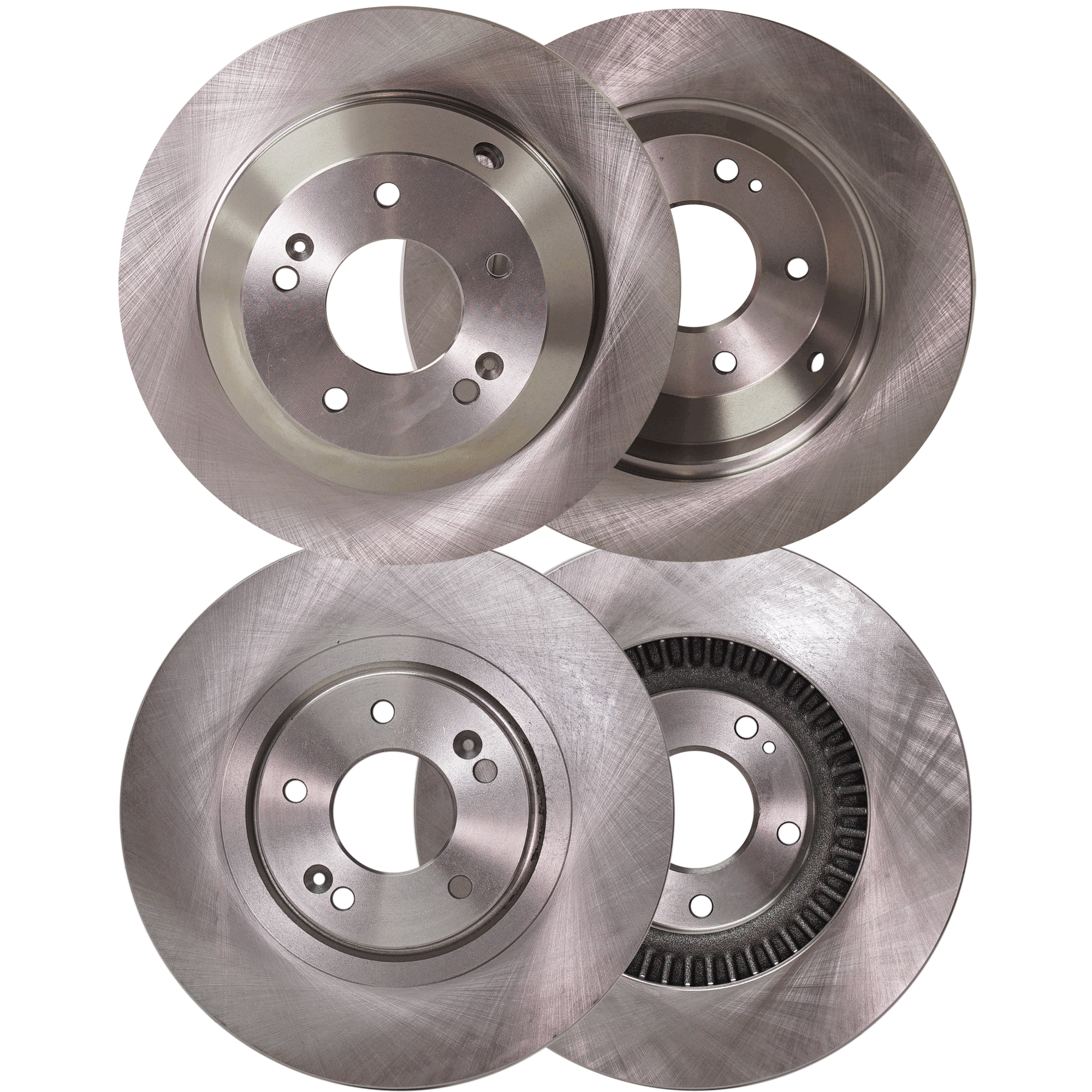 AM SANTA FE 13-19 SANTA FE SPORT 13-18 FRONT AND REAR BRAKE DISC 4 Wheel Set SKU SET STPH27110070-4 OEM 584112P000-584112W010-517124Z0