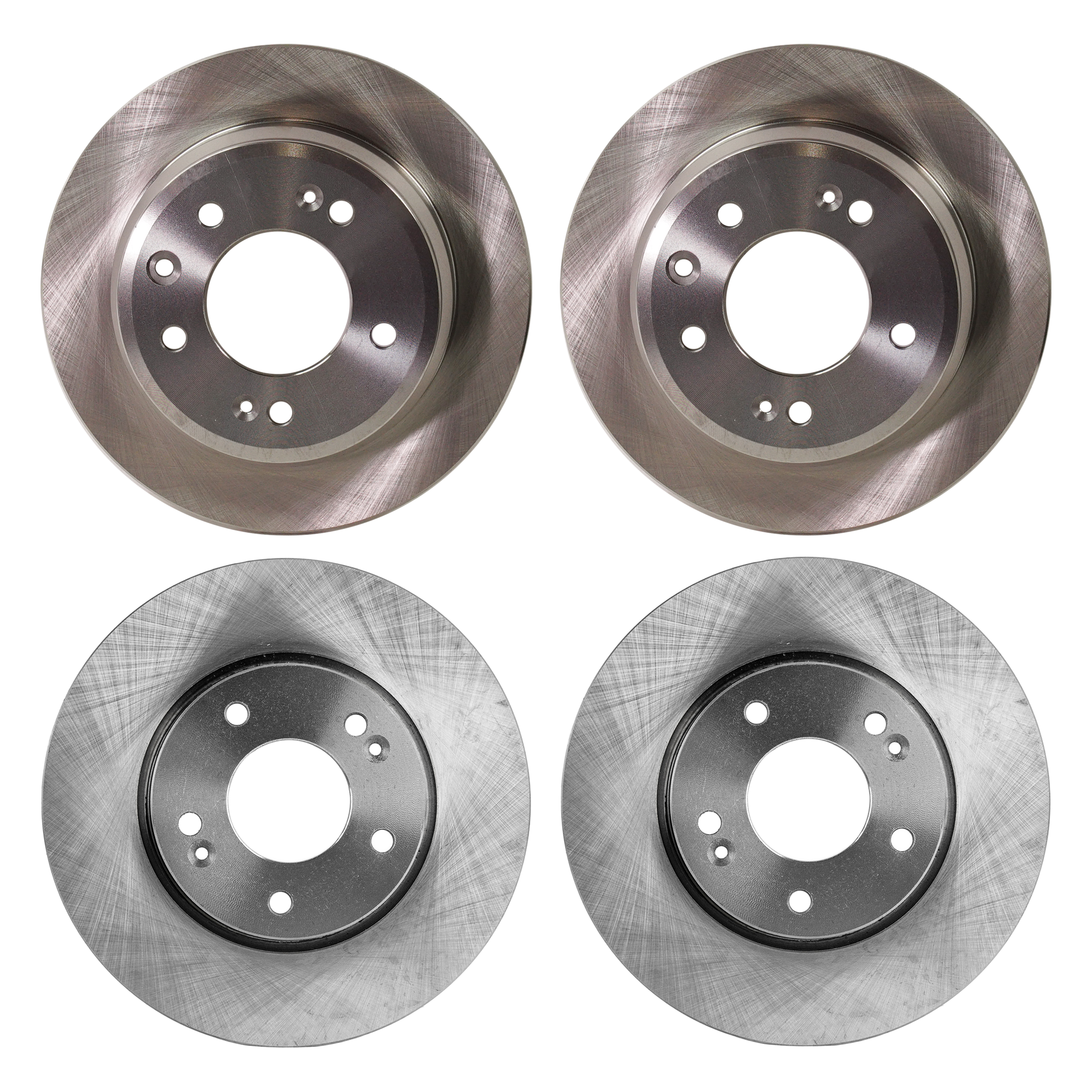 AM ELANTRA 09-12 SPORTAGE 11-11 FRONT AND REAR BRAKE DISC 4 Wheel Set SKU SET STPH27110074-4 E OEM 584111H300 S584111H300-517122C