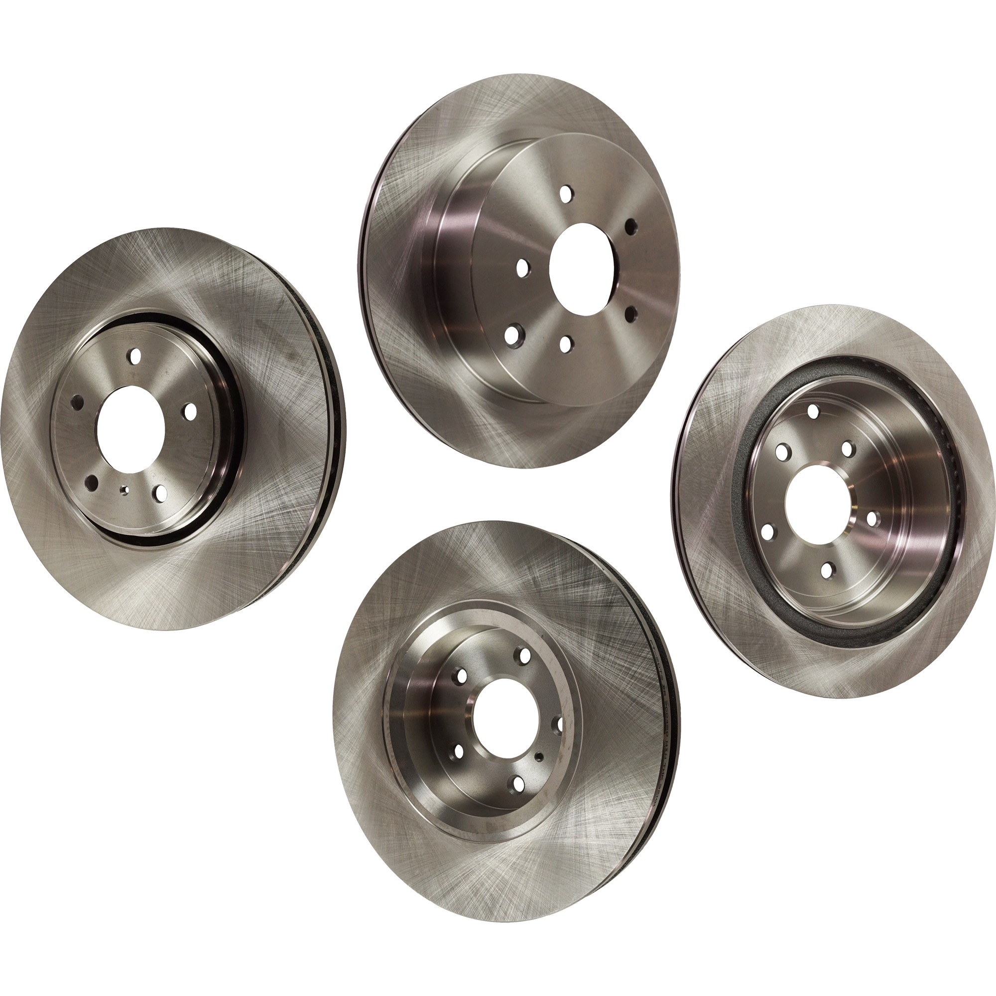 AM FX35-06-12 FX37-13-13 QX70-14-14 FRONT AND REAR BRAKE DISC 4 Wheel Set SKU SET STPI27110002-4 OEM 40206CL70A 43206WL000-43206CA0