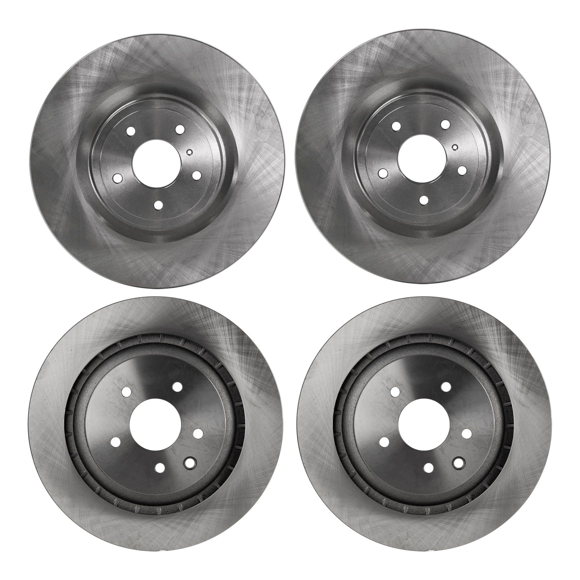 AM G37-08-13-370Z 09-20 FRONT AND REAR BRAKE DISC RH AND LH 4 Wheel Set SKU SET STPI27110007-4 B OEM 40206JL00A 43206JL00A