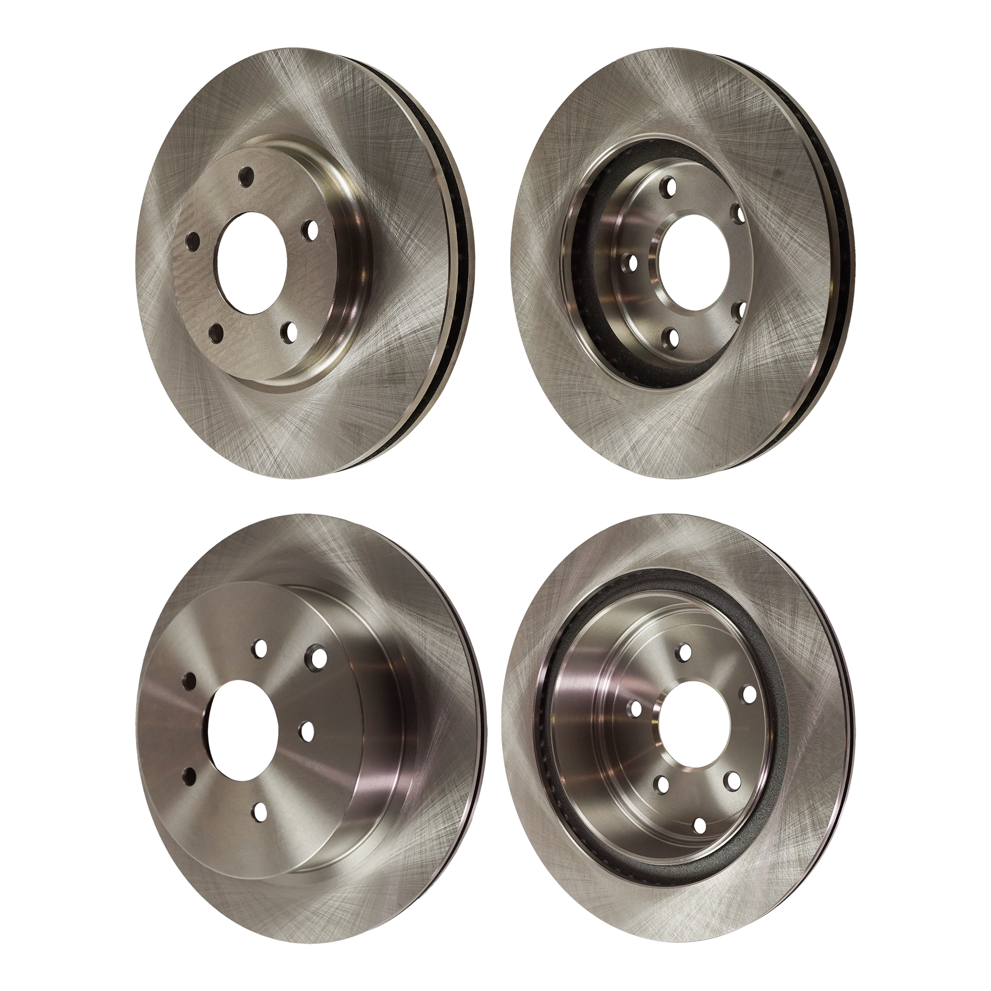 AM QUEST 04-17 FRONT AND REAR BRAKE DISC 4 Wheel Set SKU SET STPI27110011-4 OEM 40206WL80A 40206ZM00A 40206CK0