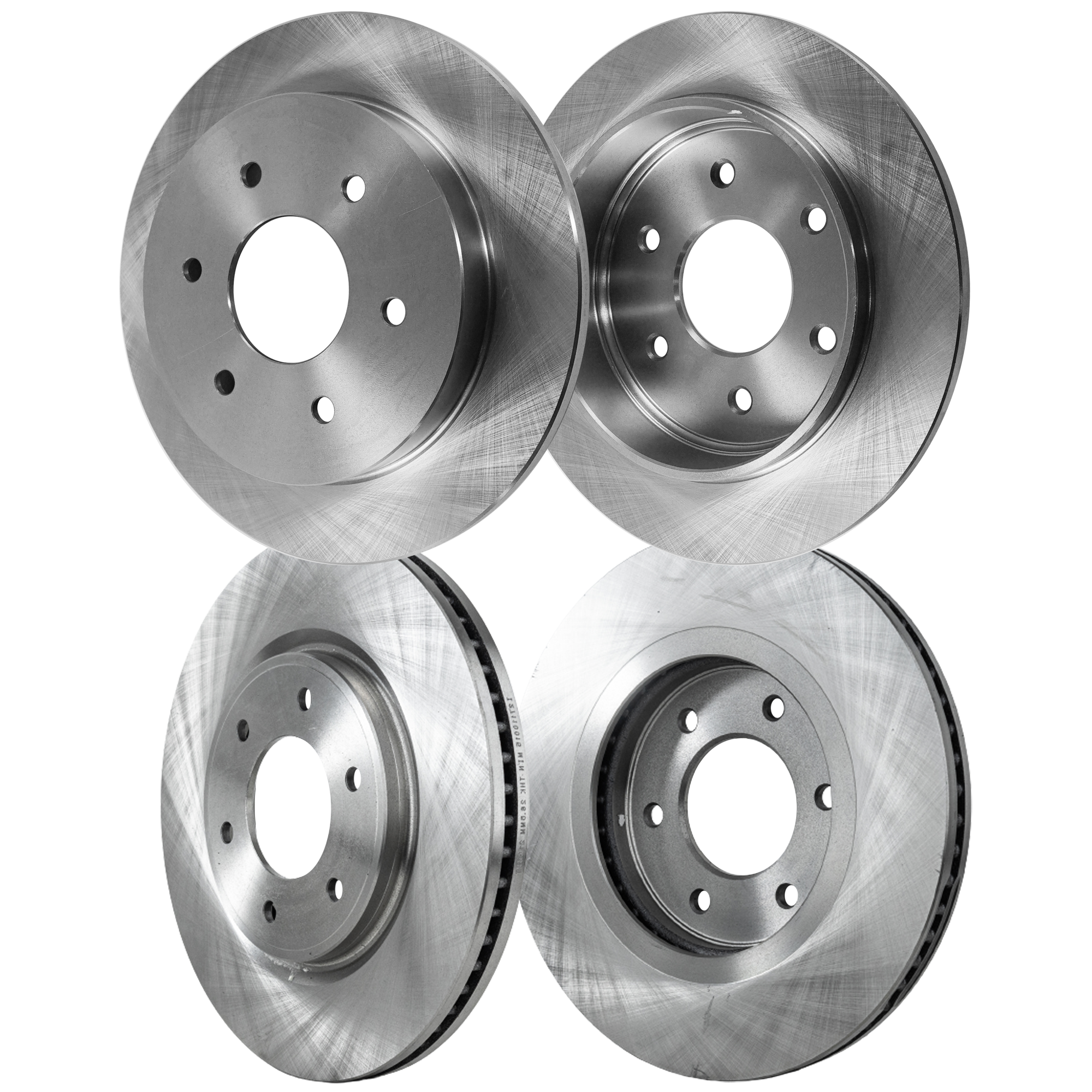 AM ARMADA 17-19 FRONT AND REAR BRAKE DISC RH AND LH 4 Wheel Set Plain Surface SKU SET STPI27110015-4 A OEM 40206ZR00A 402069FF0B 432067S0