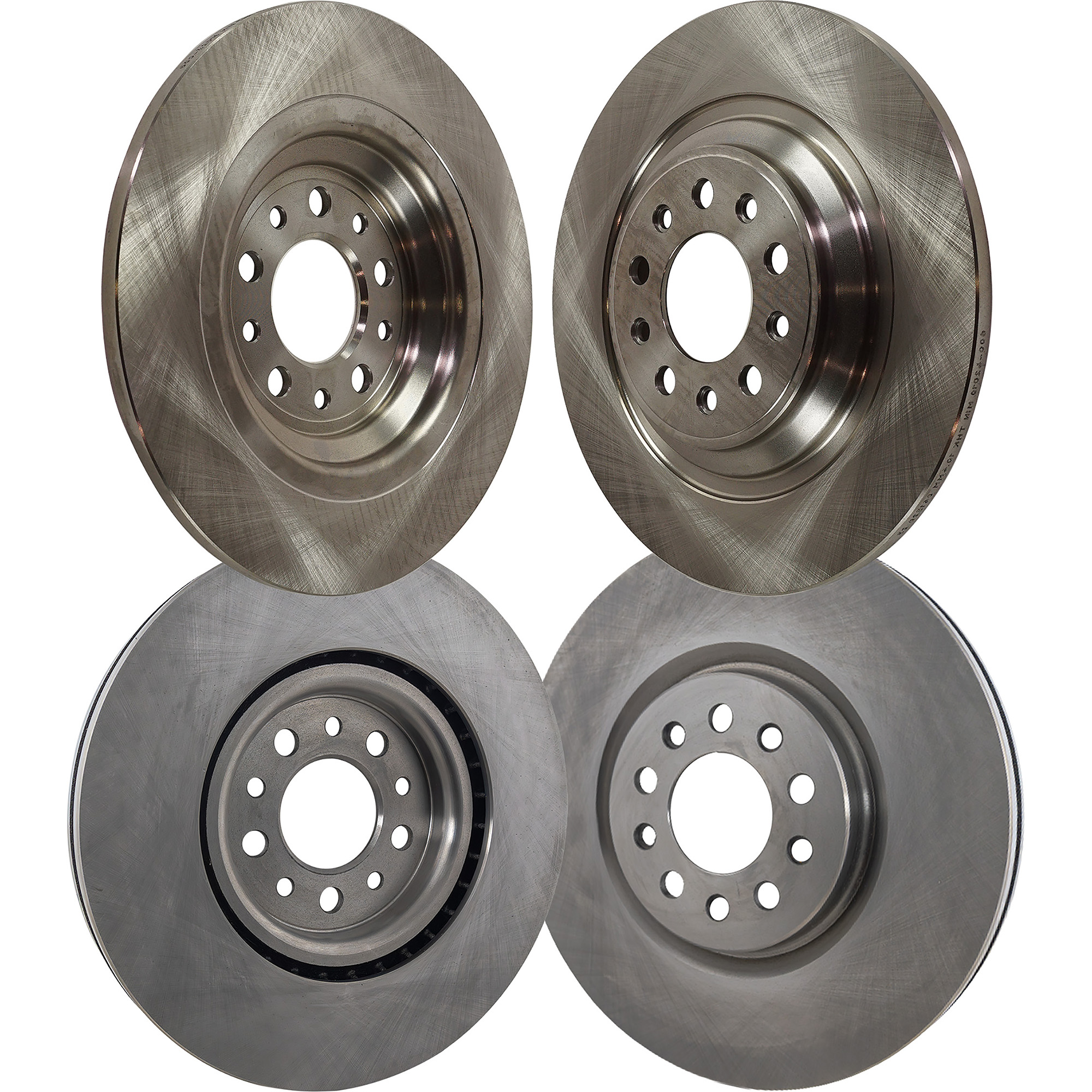 AM CHEROKEE 14-21 FRONT AND REAR BRAKE DISC RH AND LH 4 Wheel Set SKU SET STPJ27110001-4 B OEM 43191-850379-60042010-781767R