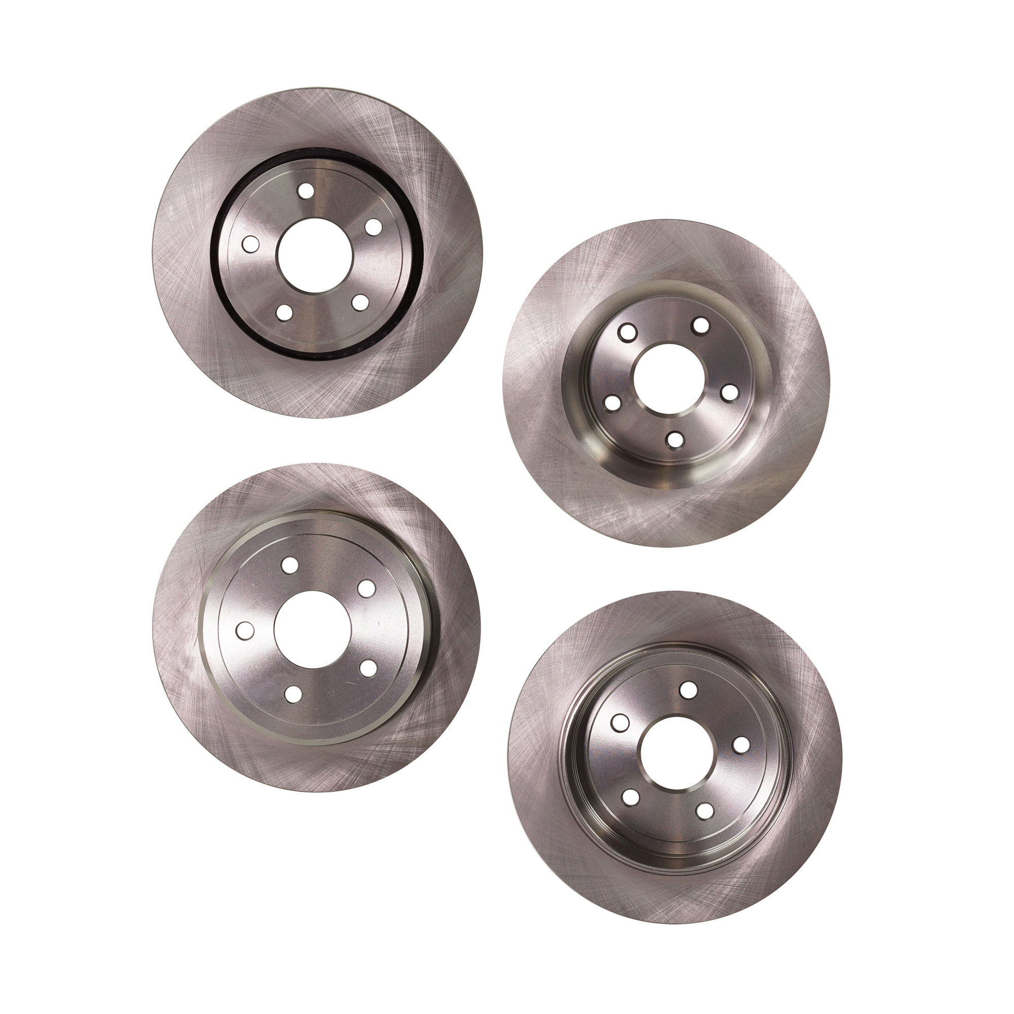 AM COMMANDER 06-10 GRAND CHEROKEE 05-10 FRONT AND REAR BRAKE DISC 4 Wheel Set SKU SET STPJ27110010-4 OEM 52089269AB 52089275AB