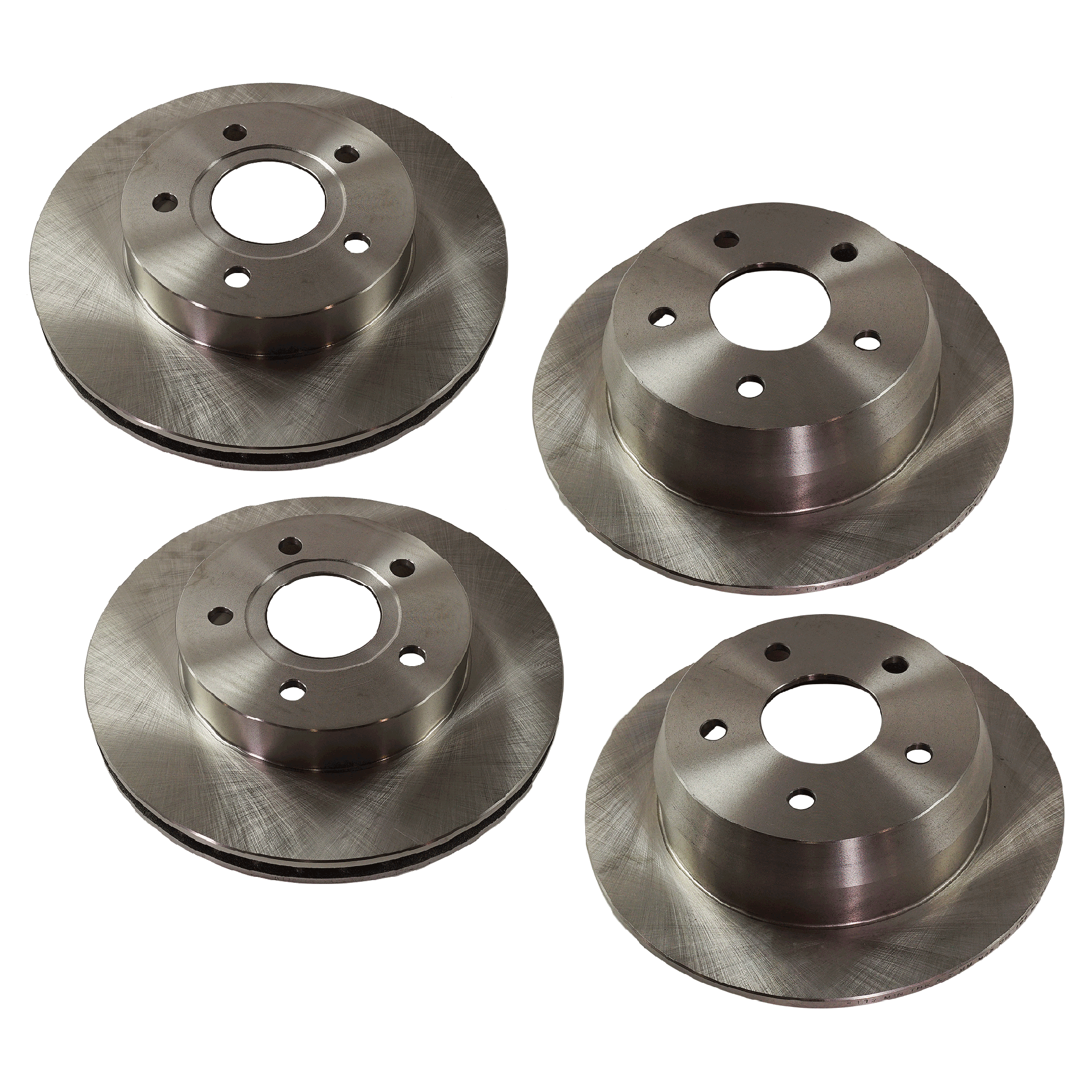 AM GRAND CHEROKEE 99-04 FRONT AND REAR BRAKE DISC 4 Wheel Set SKU SET STPJ27110015-4 OEM 52098666-52098672