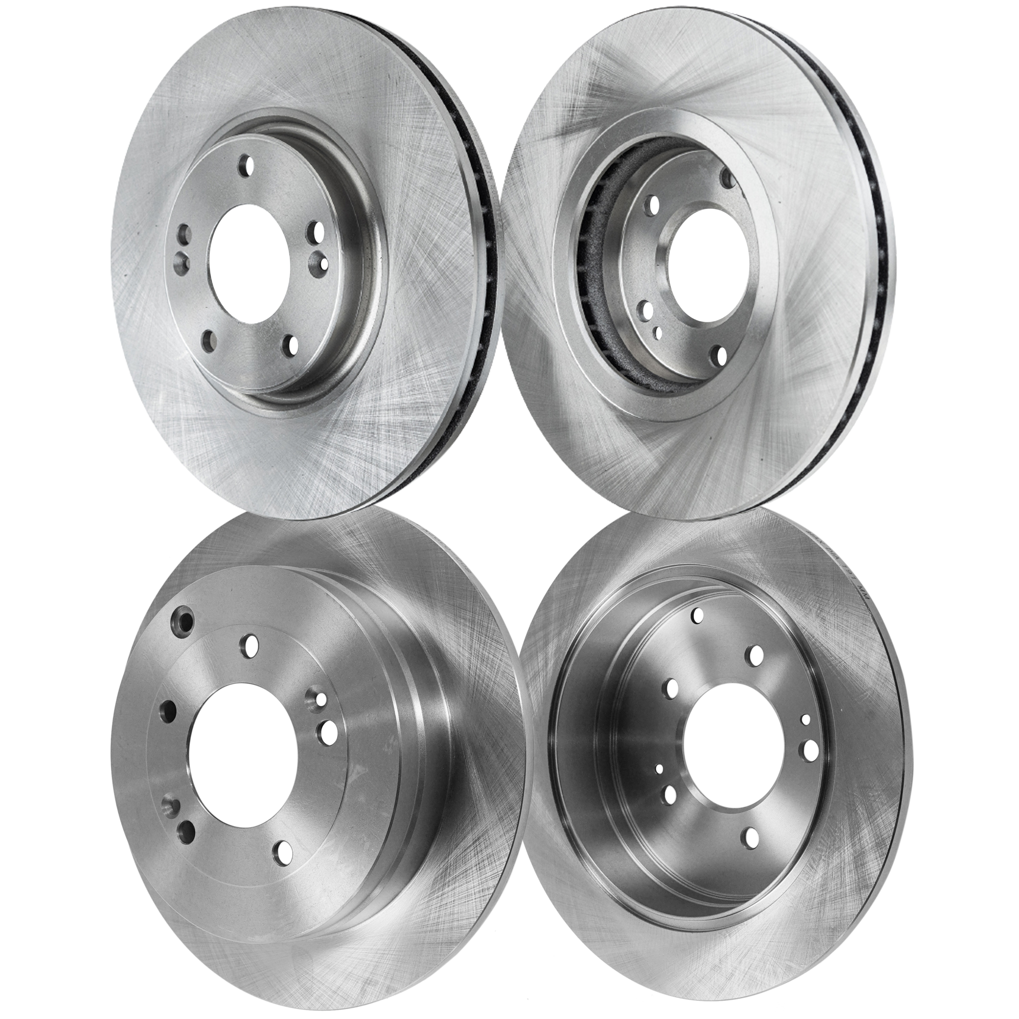 AM AMANTI 07-09 AZERA 06-09 FRONT AND REAR BRAKE DISC 4 Wheel Set SKU SET STPK27110002-4 B OEM 584113L000-584113L010-517123F1