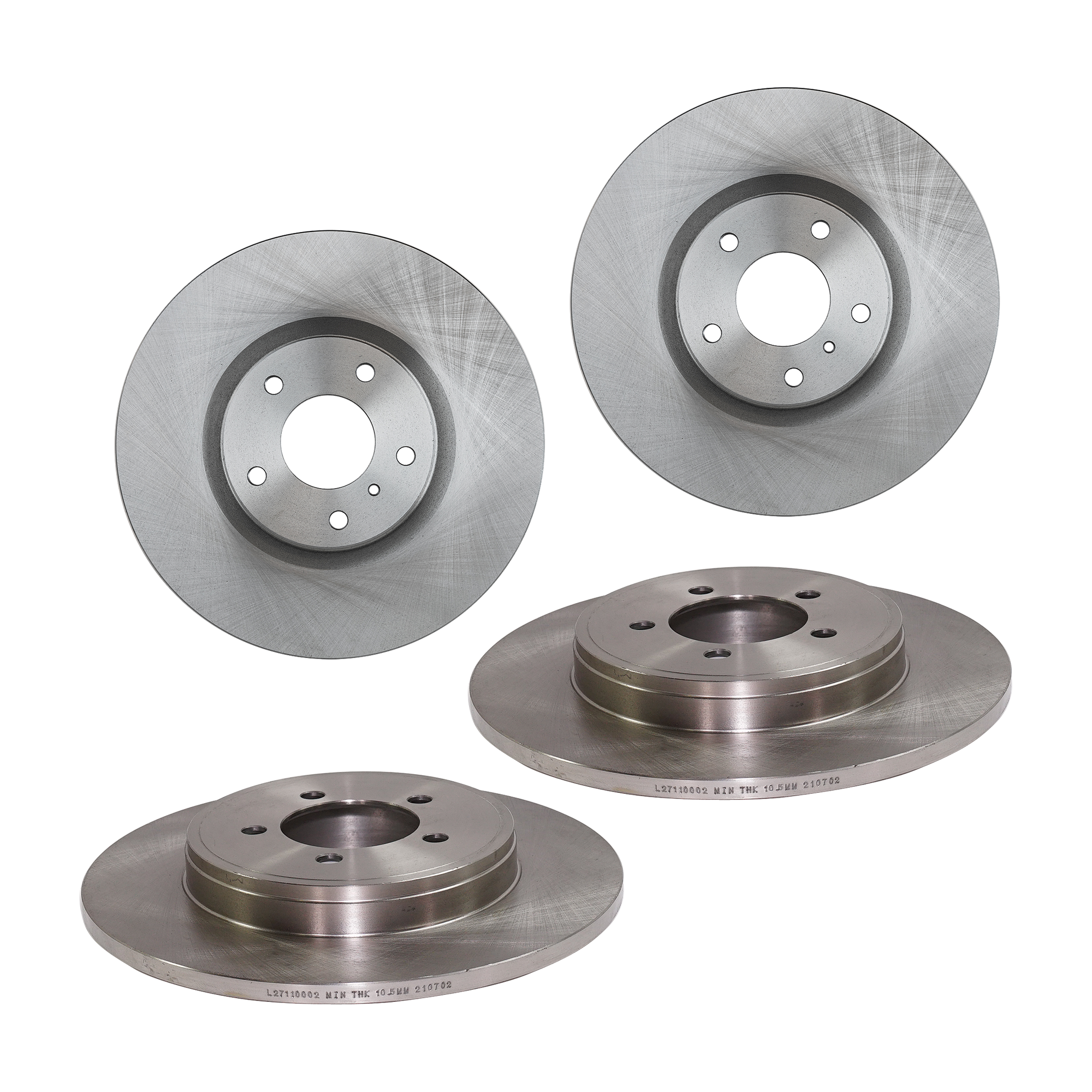 AM AVIATOR 03-05 FRONT AND REAR BRAKE DISC 4 Wheel Set SKU SET STPL27110001-4 OEM 2C5Z2C026AA 54115-48880166-600
